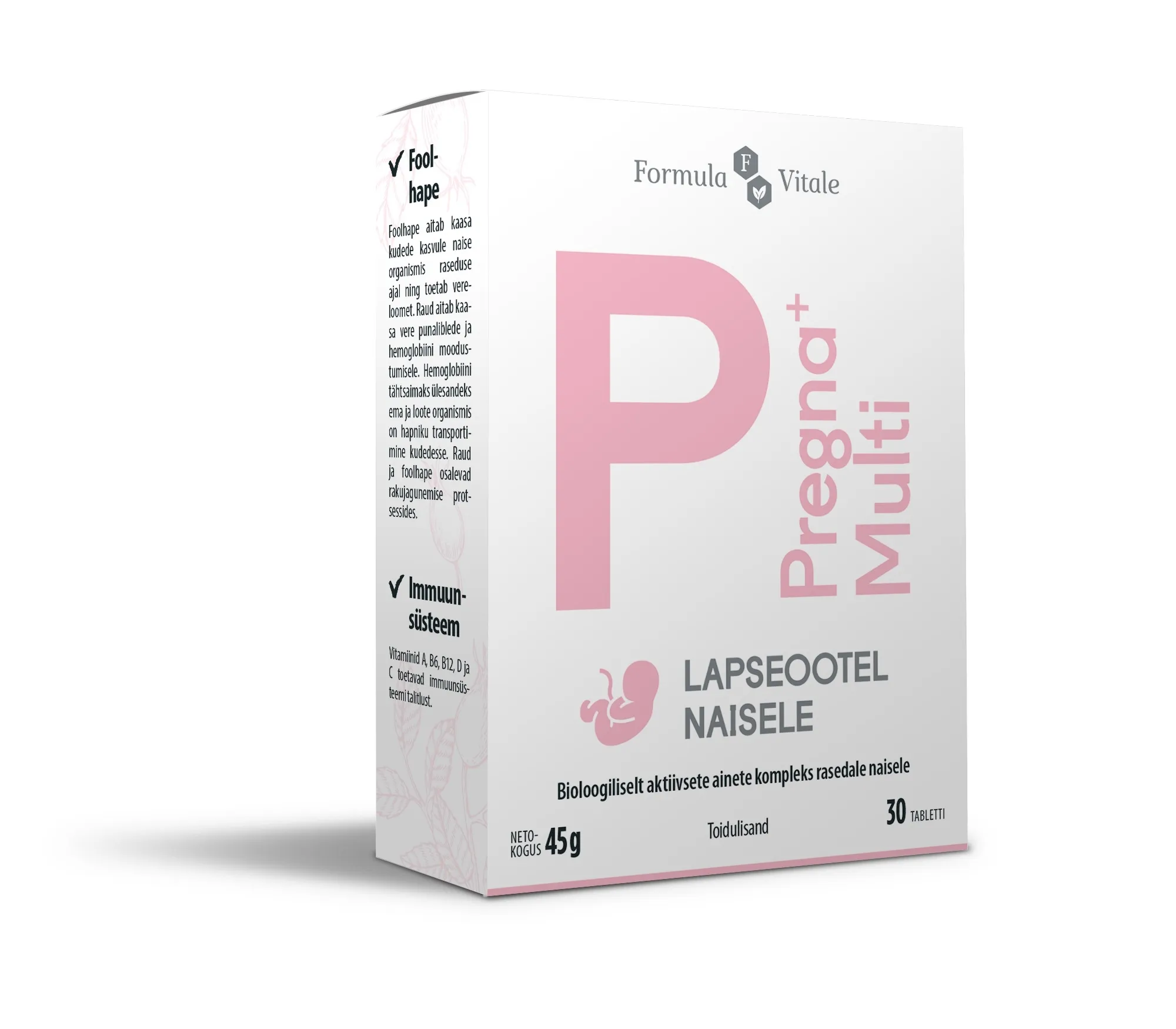 FORMULA VITALE PREGNA+ MULTI TBL N30 - Tootepilt 