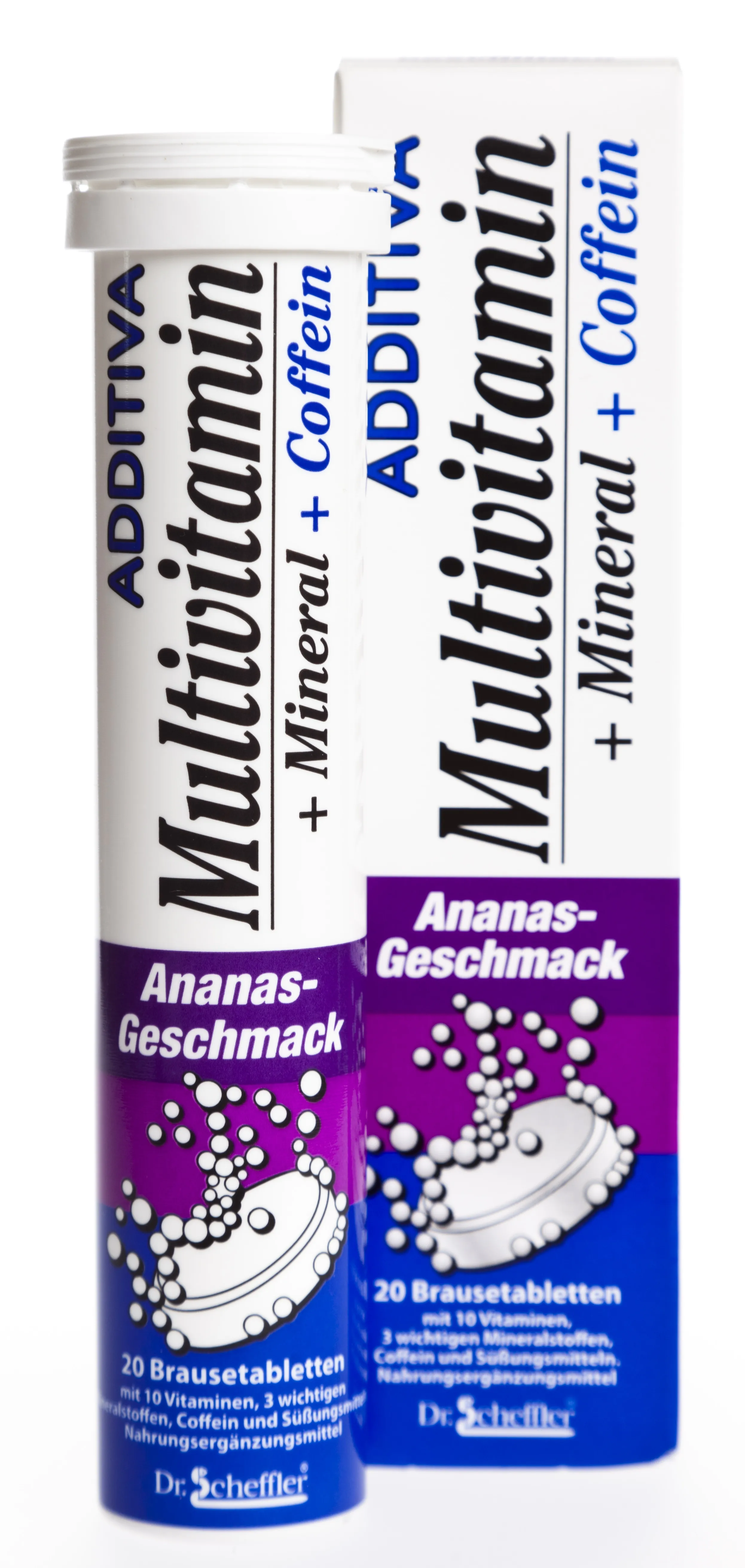 MULTIVITAMIN+MINERAL+COFFEIN LAHUSTUVTBL N20 (ANANAS) - Tootepilt 