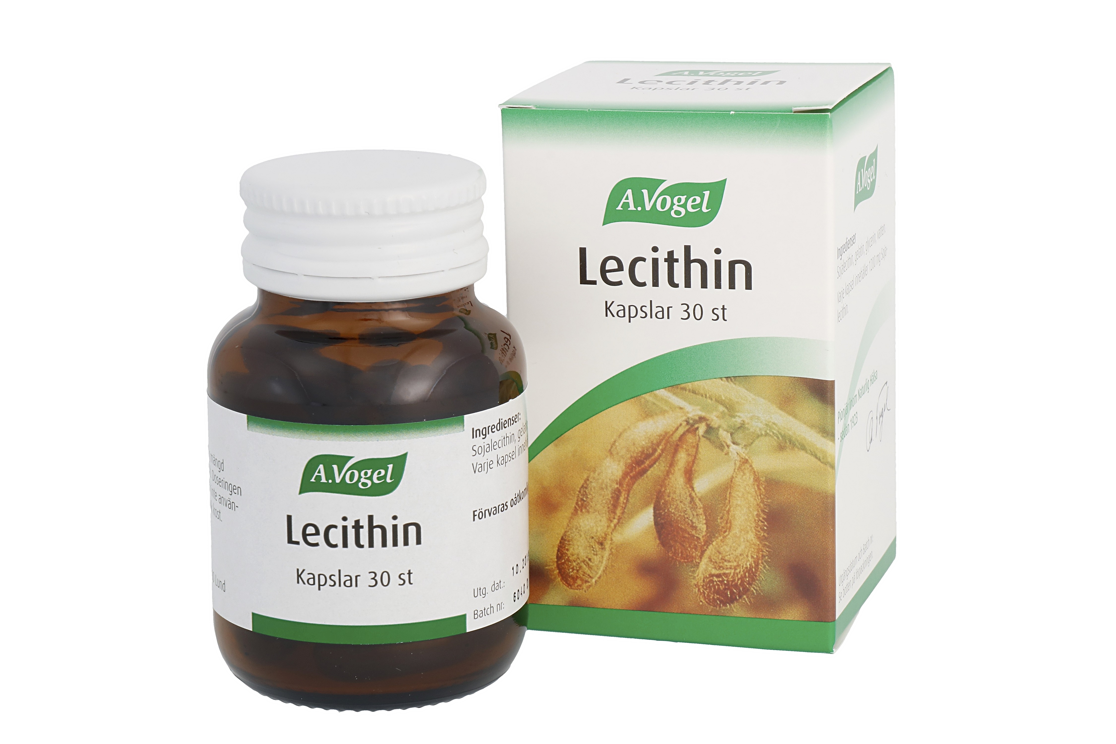 A.VOGEL LECITHIN CAPS 1200MG N30 SOJALETSITIINI KAPSLID - Tootepilt 