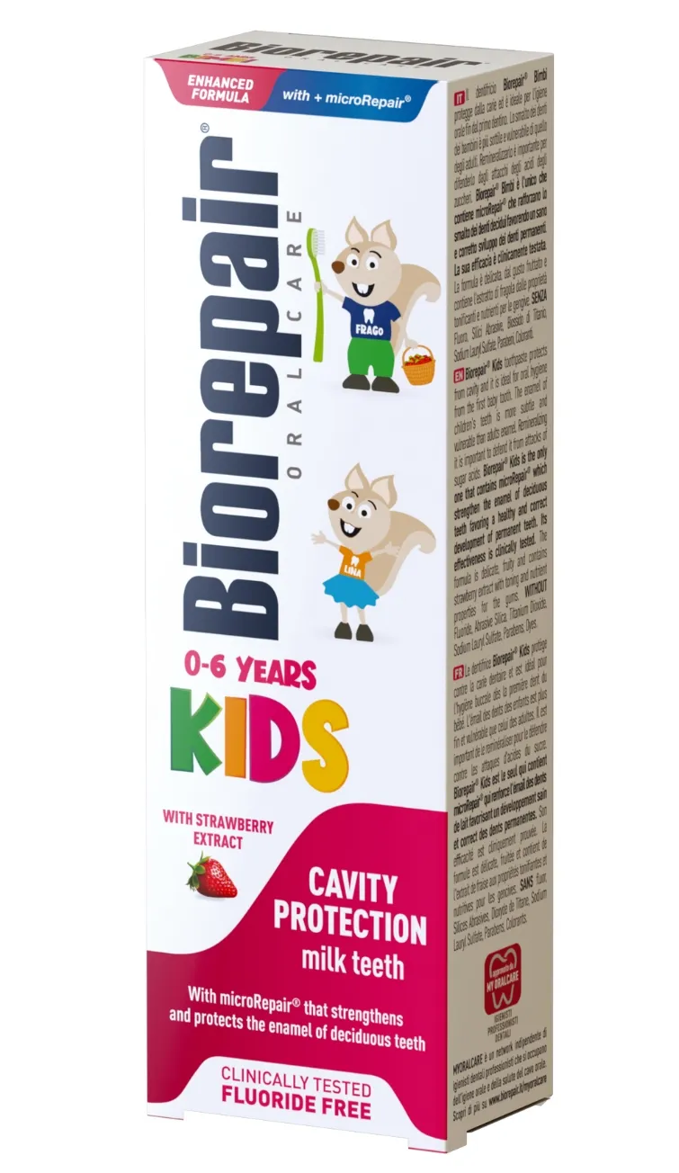 BIOREPAIR HAMBAPASTA KIDS MAASIKA (0-6 A) 50ML - Tootepilt 
