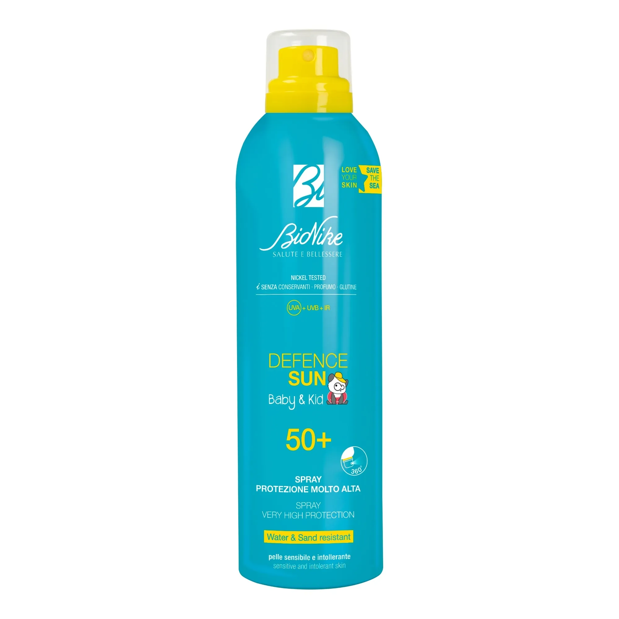 BIONIKE SUN PÄIKESEKAITSE AEROSOOL LASTELE SPF50+ 200ML - Tootepilt 