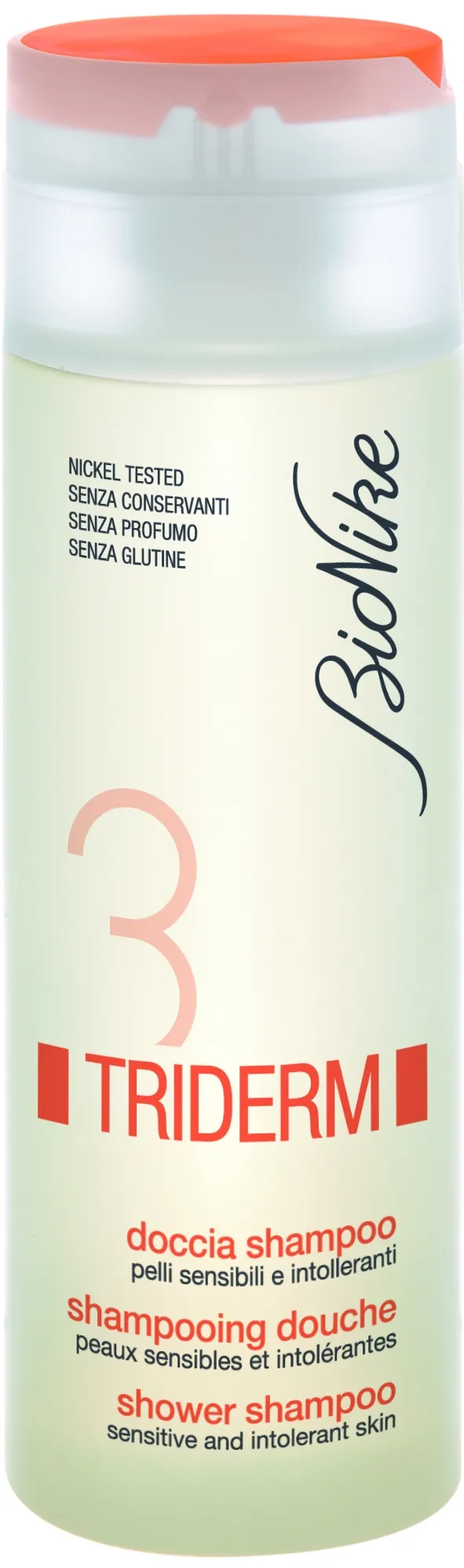 BIONIKE TRIDERM SHAMPOON/DUSHIGEEL TUNDLIKULE NAHALE 200ML - Tootepilt 2