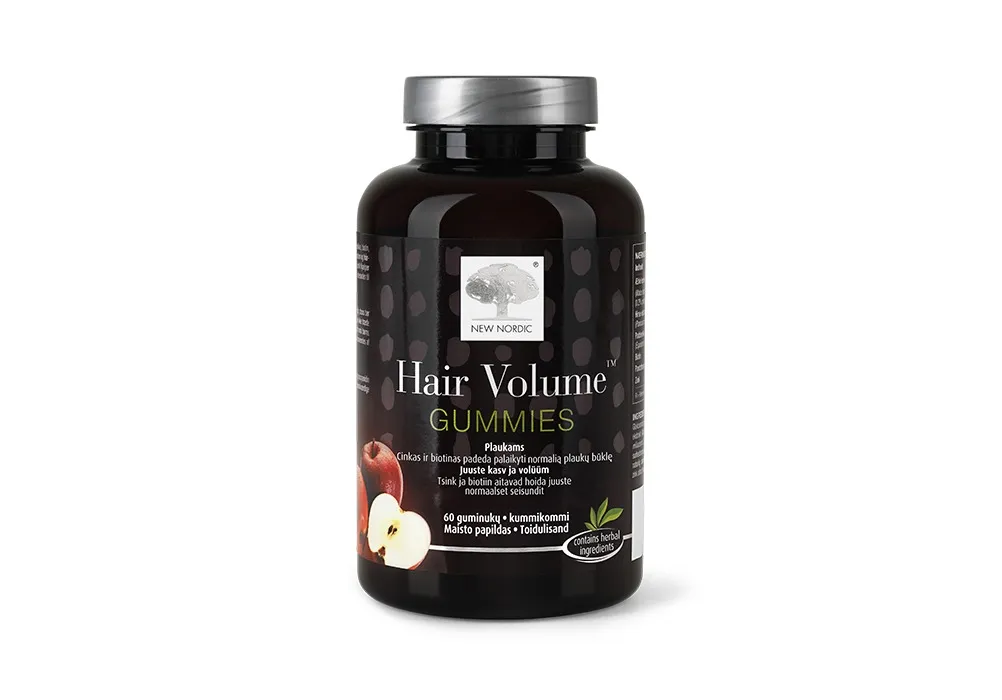 NEW NORDIC HAIR VOLUME GUMMIES KUMMIKOMMID N60 - Tootepilt 2