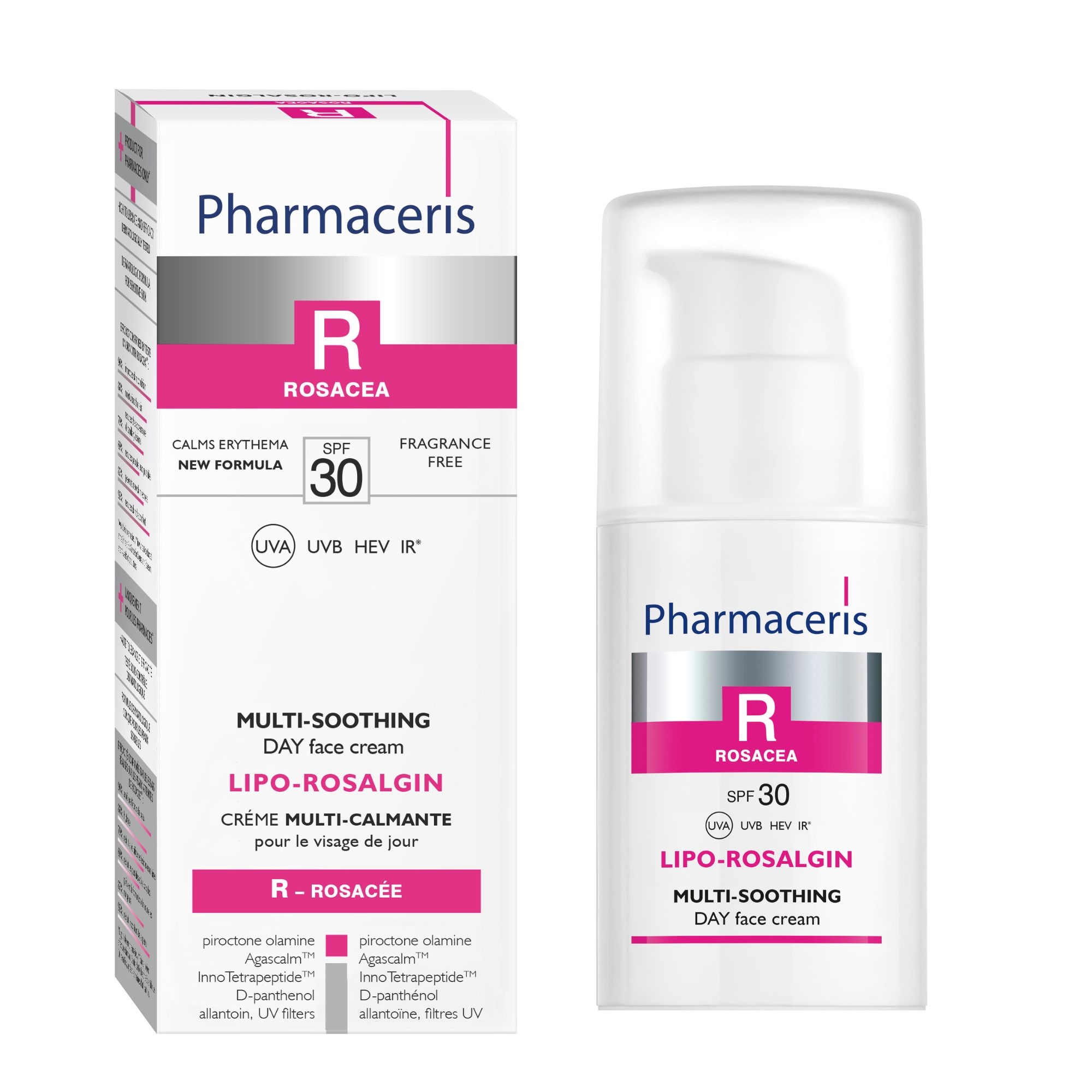 PHARMACERIS R LIPO-ROSALGIN PÄEVAKREEM SPF30 30ML - Tootepilt 