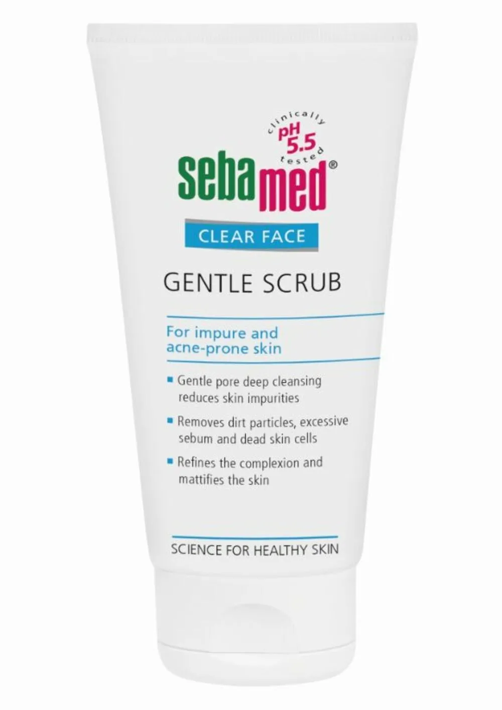 SEBAMED CLEAR FACE ÕRNALT KOORIV PUHASTUSKREEM 150ML - Tootepilt 