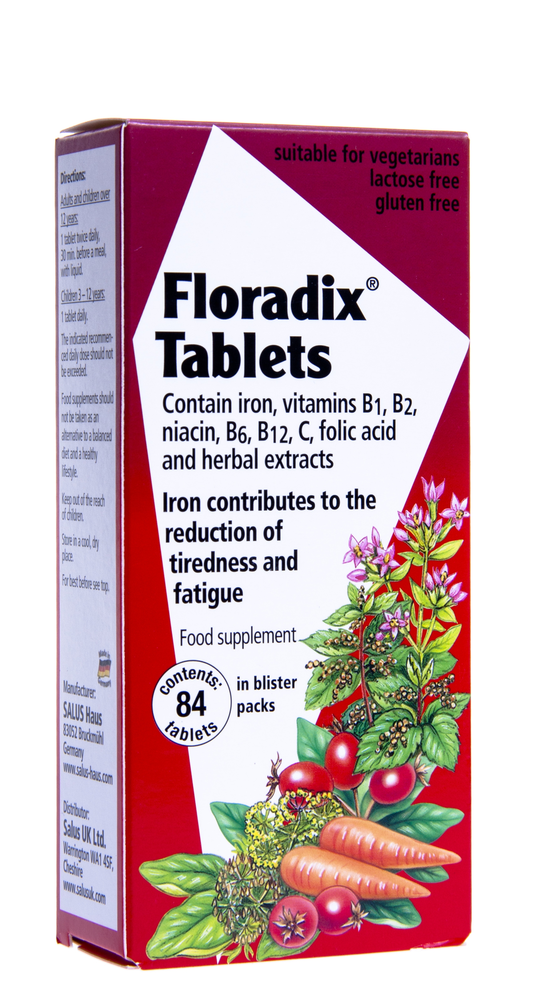 SALUS FLORADIX FERRUM TBL N84 - Tootepilt 