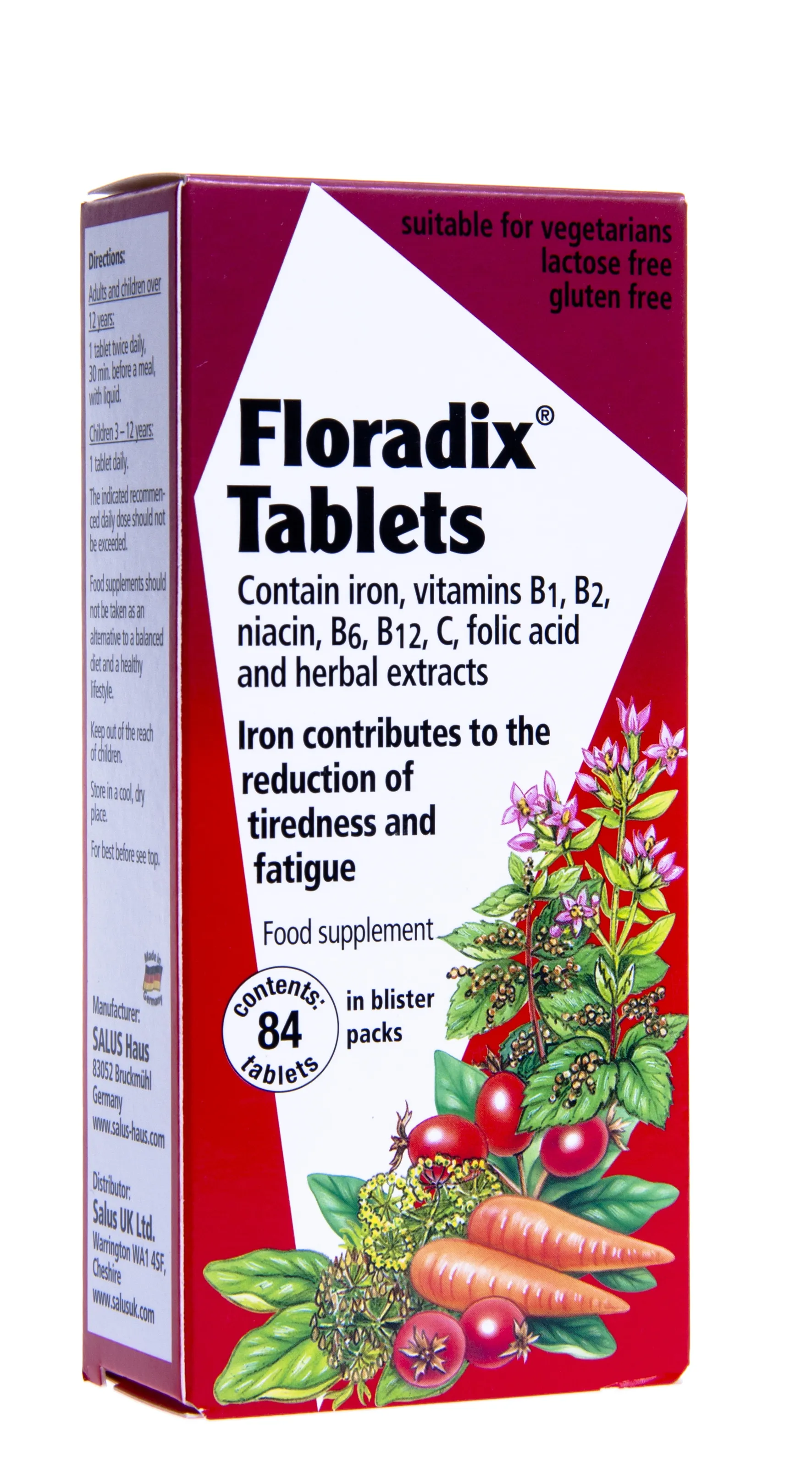SALUS FLORADIX FERRUM TBL N84 - Tootepilt 