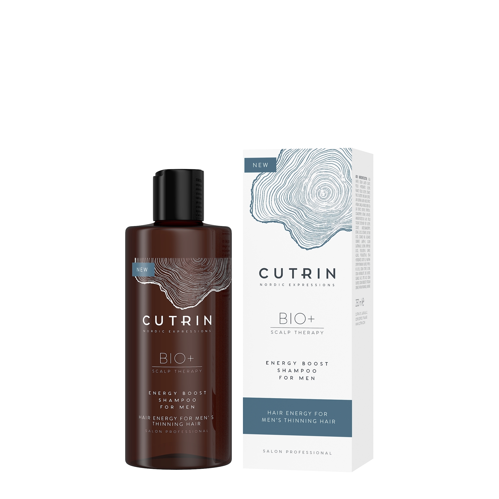 CUTRIN BIO+ ENERGEN BOOST SHAMPOON MEESTELE 250ML - Tootepilt 