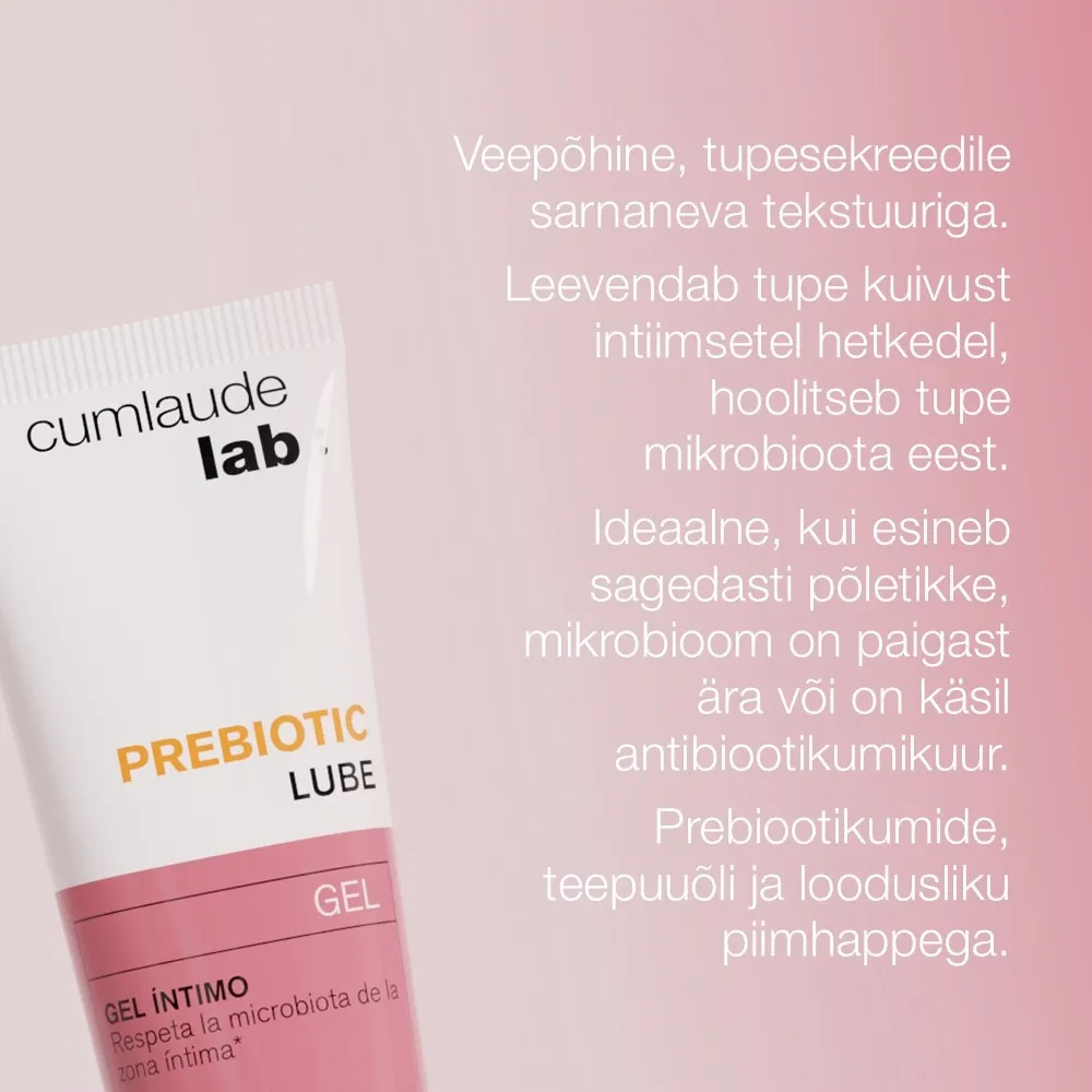CUMLAUDE LUBE LUBRIKANT PREBIOOTIKUMIDEGA 30ML - Tootepilt 1