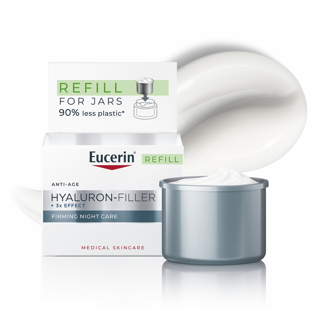 EUCERIN HYALURON-FILLER ÖÖKREEM TÄITEPAKK 50ML - Tootepilt 