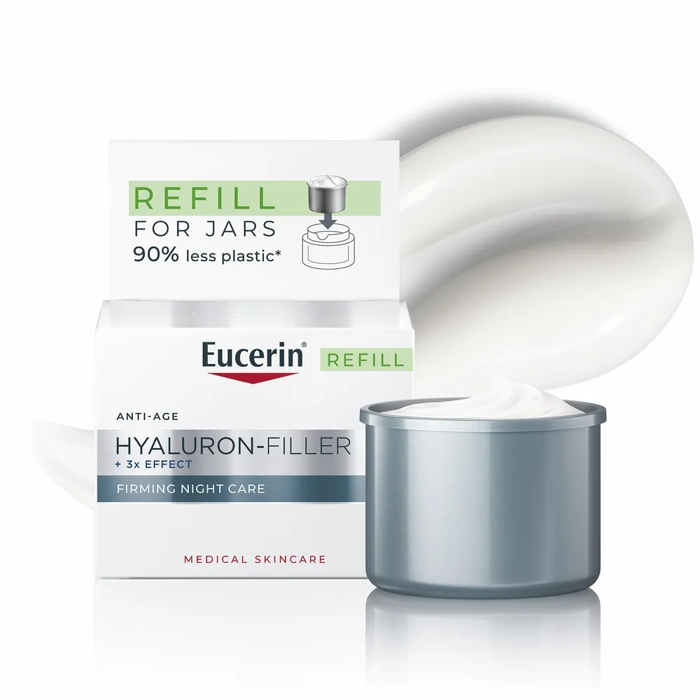 EUCERIN HYALURON-FILLER ÖÖKREEM TÄITEPAKK 50ML - Tootepilt 