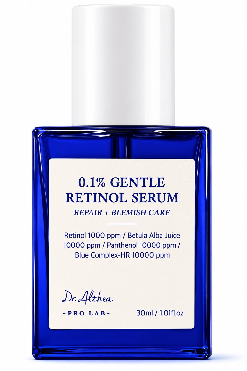 DR. ALTHEA 0,1% GENTLE RETINOL NÄOSEERUM 30ML - Tootepilt 