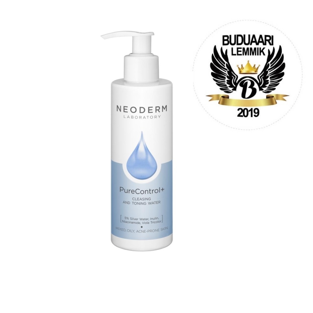 NEODERM PURECONTROL+ NÄOVESI PUHASTAV JA TONISEERIV 200ML - Tootepilt 