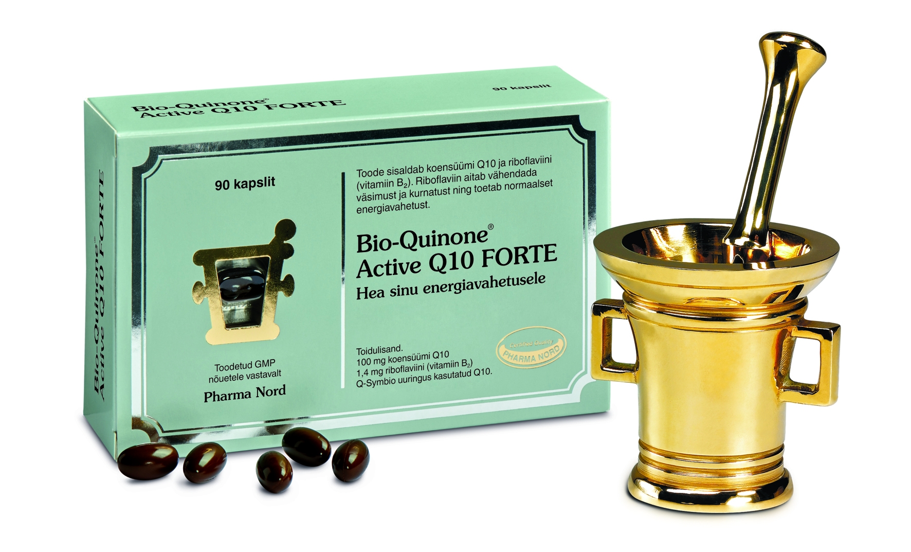 BIO-QUINONE ACTIVE Q10 FORTE CAPS N90 - Tootepilt 