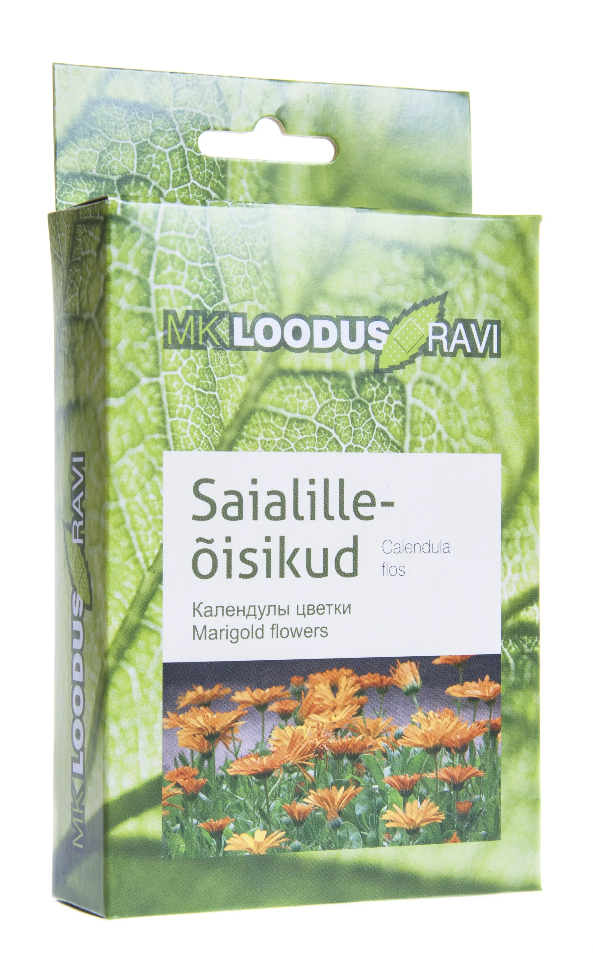 SAIALILLEÕISIKUD (CALENDULAE FLORES) 20G (KARP) - Tootepilt 