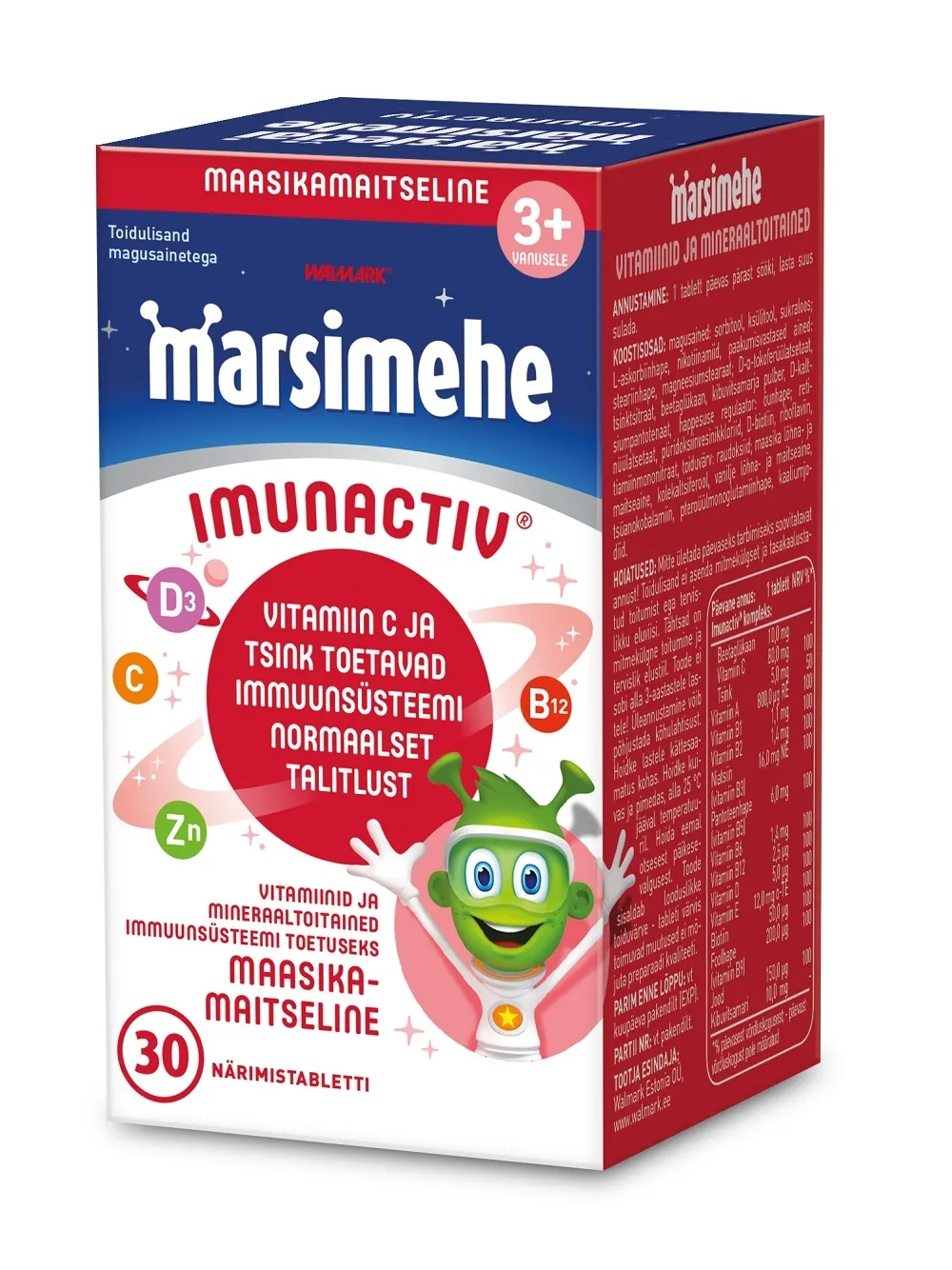 MARSIMEHE IMUNACTIV TBL N30 (MAASIKAS) - Tootepilt 