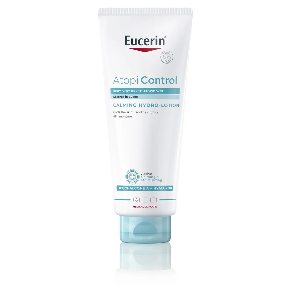 EUCERIN ATOPICONTROL EMULSIOON NÄOLE JA KEHALE RAHUSTAV 400ML - Tootepilt 