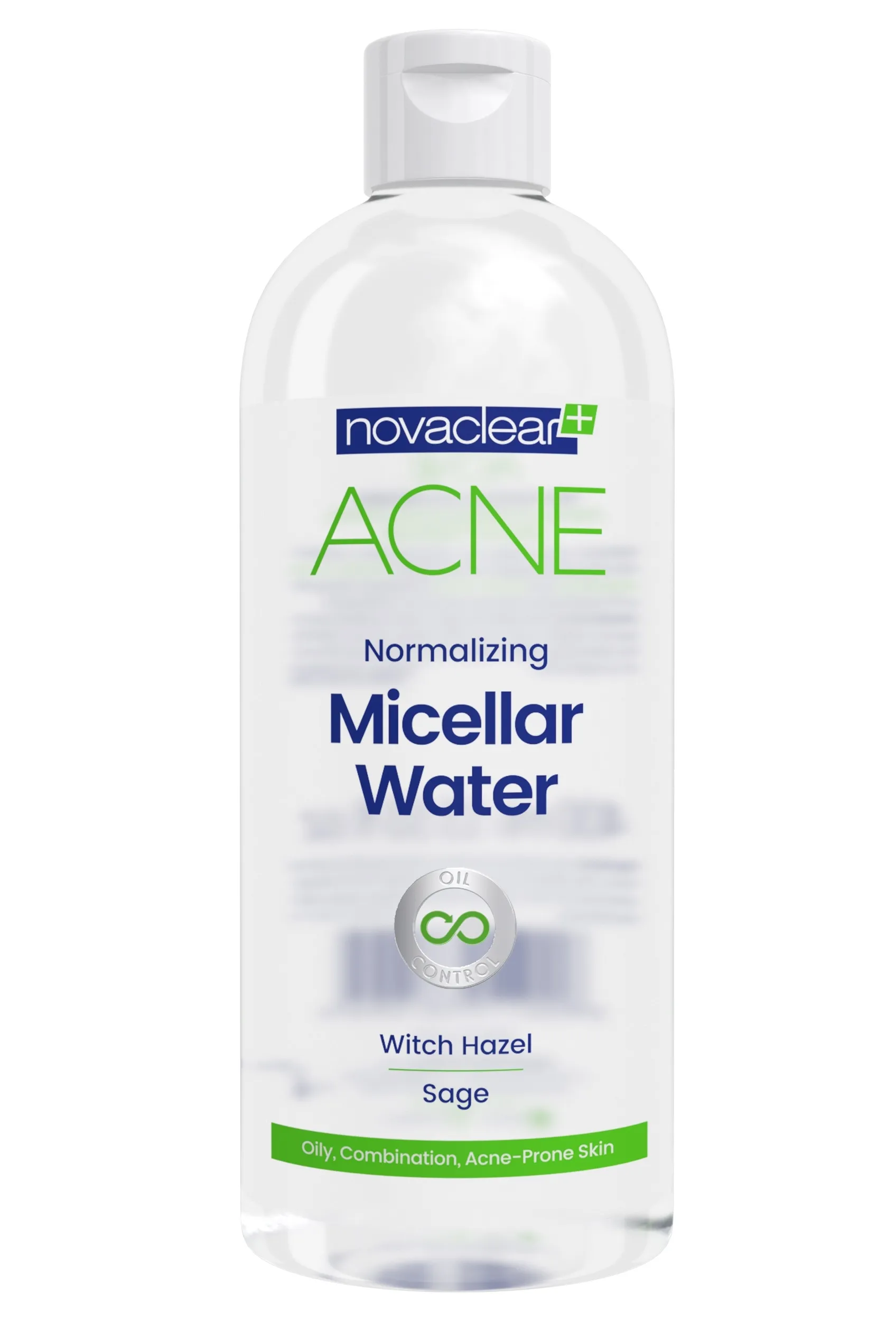 NOVACLEAR GREEN ACNE MITSELLAARVESI 400ML - Tootepilt 