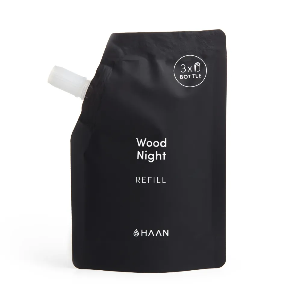 HAAN TÄITEPAKEND DESINFITSEERIMISVAHENDILE WOOD NIGHT 100ML - Tootepilt 