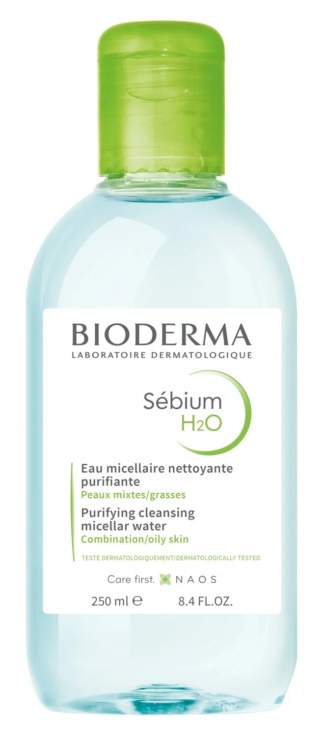 BIODERMA SEBIUM H2O MITSELLAARVESI SEGANAHALE 250ML - Tootepilt 