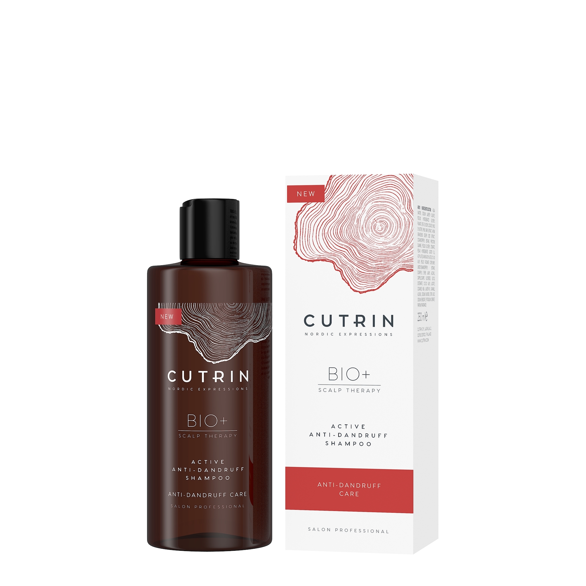 CUTRIN BIO+ ACTIVE KÕÕMAVASTANE SHAMPOON 250ML - Tootepilt 