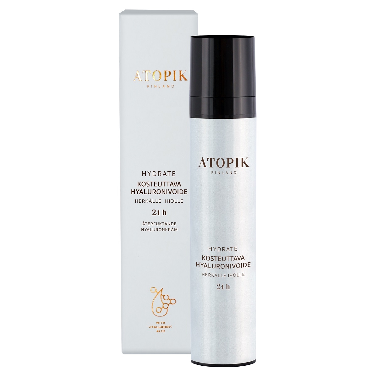 ATOPIK HYDRATE NÄOKREEM HÜALUROONH.-PREBITOOTIKUMIDEGA 50ML - Tootepilt 