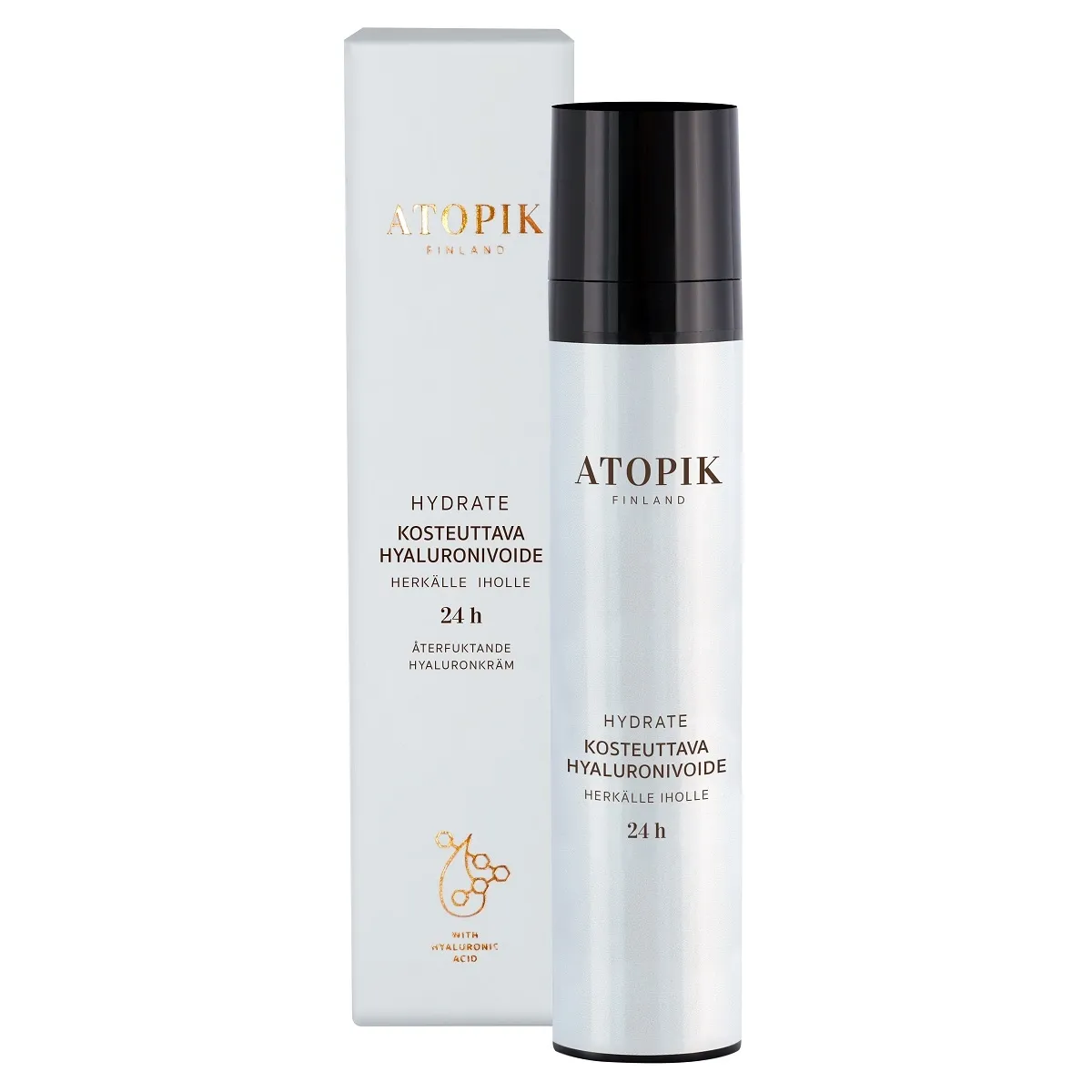 ATOPIK HYDRATE NÄOKREEM HÜALUROONH.-PREBITOOTIKUMIDEGA 50ML - Tootepilt 