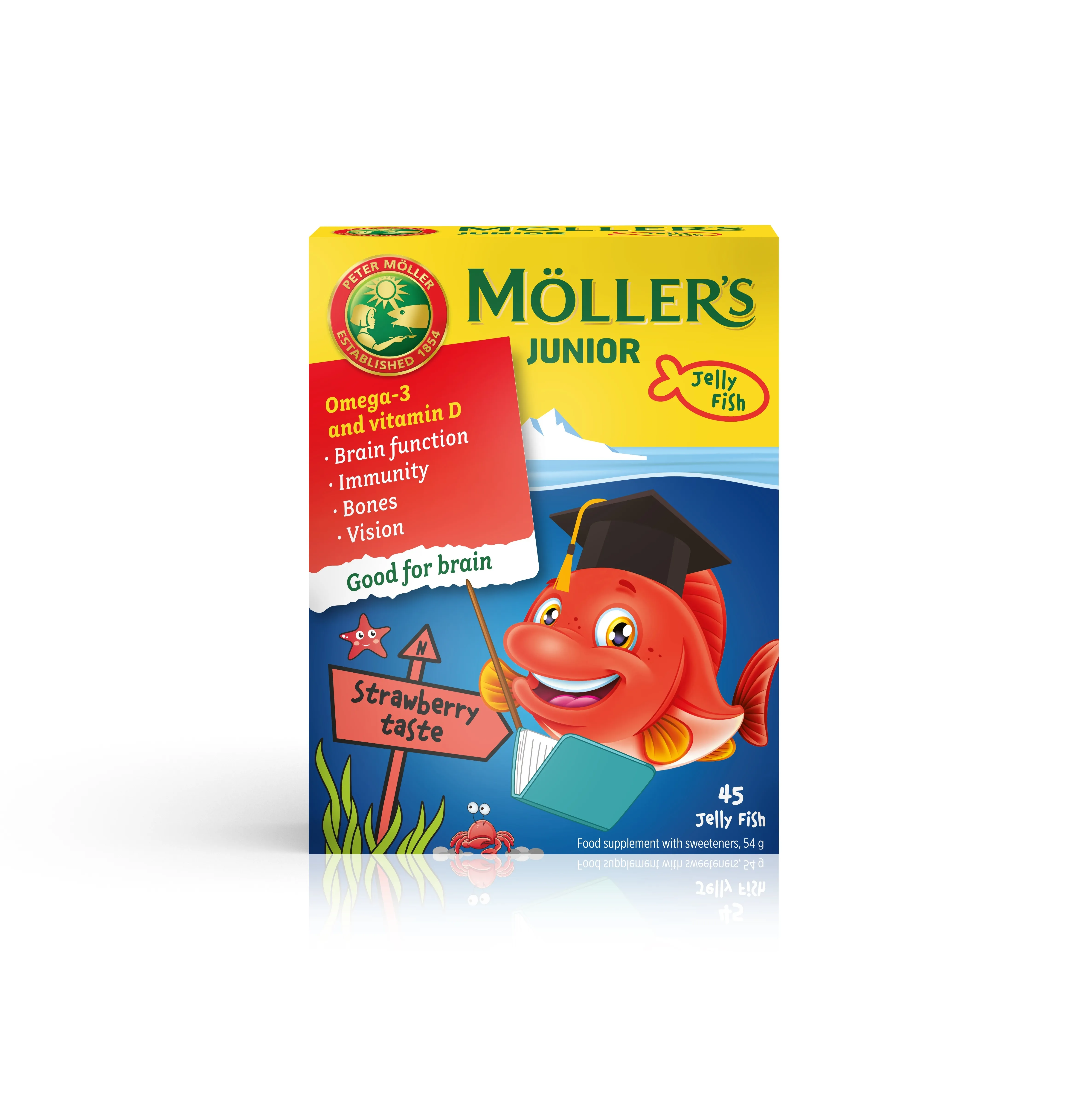 MÖLLER-S JUNIOR MAASIKAMAITSELISED KALAKESED N45 - Tootepilt 
