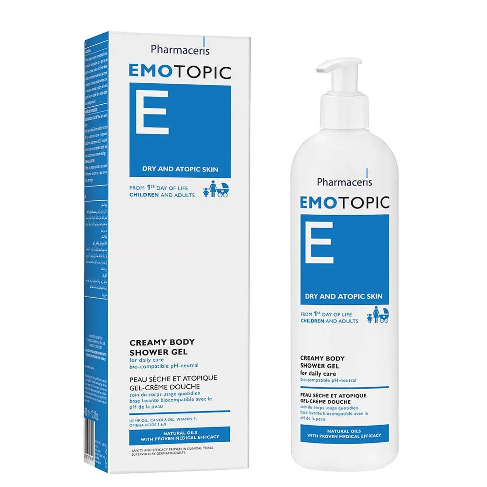 PHARMACERIS E EMOTOPIC DUSHIGEEL KREEMJAS 400ML - Tootepilt 