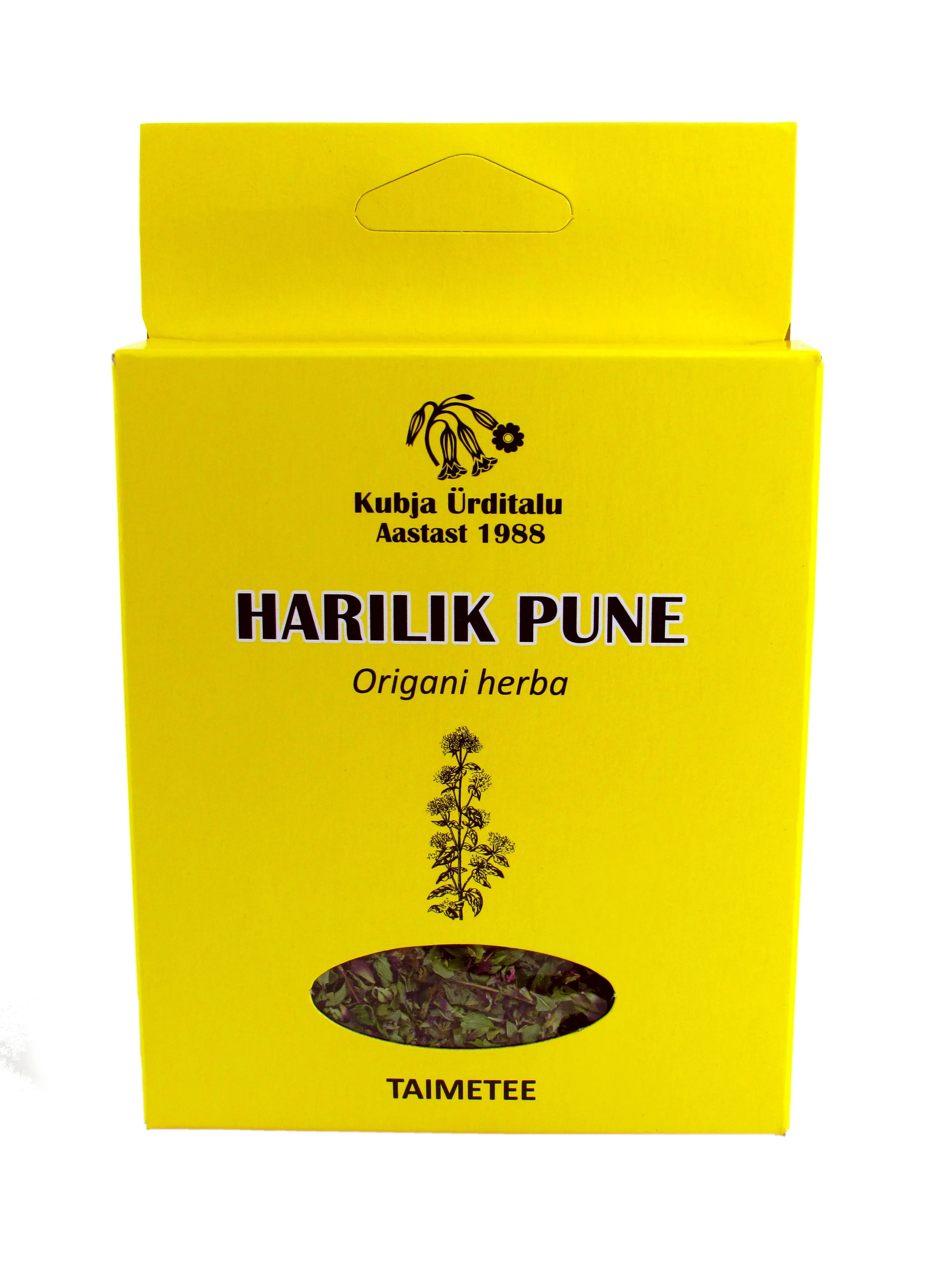 KUBJA PUNE ÜRT (ORIGANI HERBA) 15G (KARP) - Tootepilt 