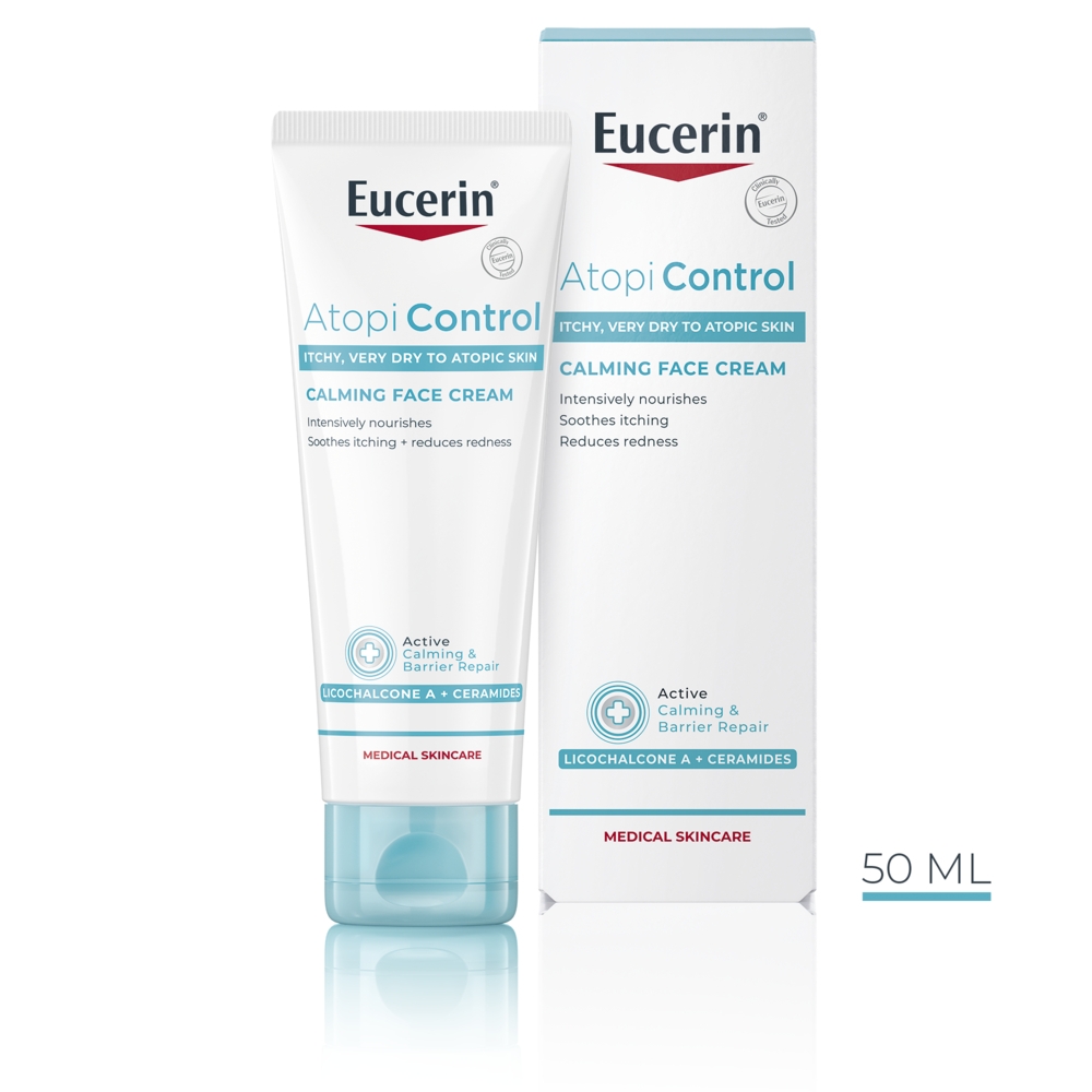 EUCERIN ATOPICONTROL NÄOHOOLDUSKREEM 50ML - Tootepilt 