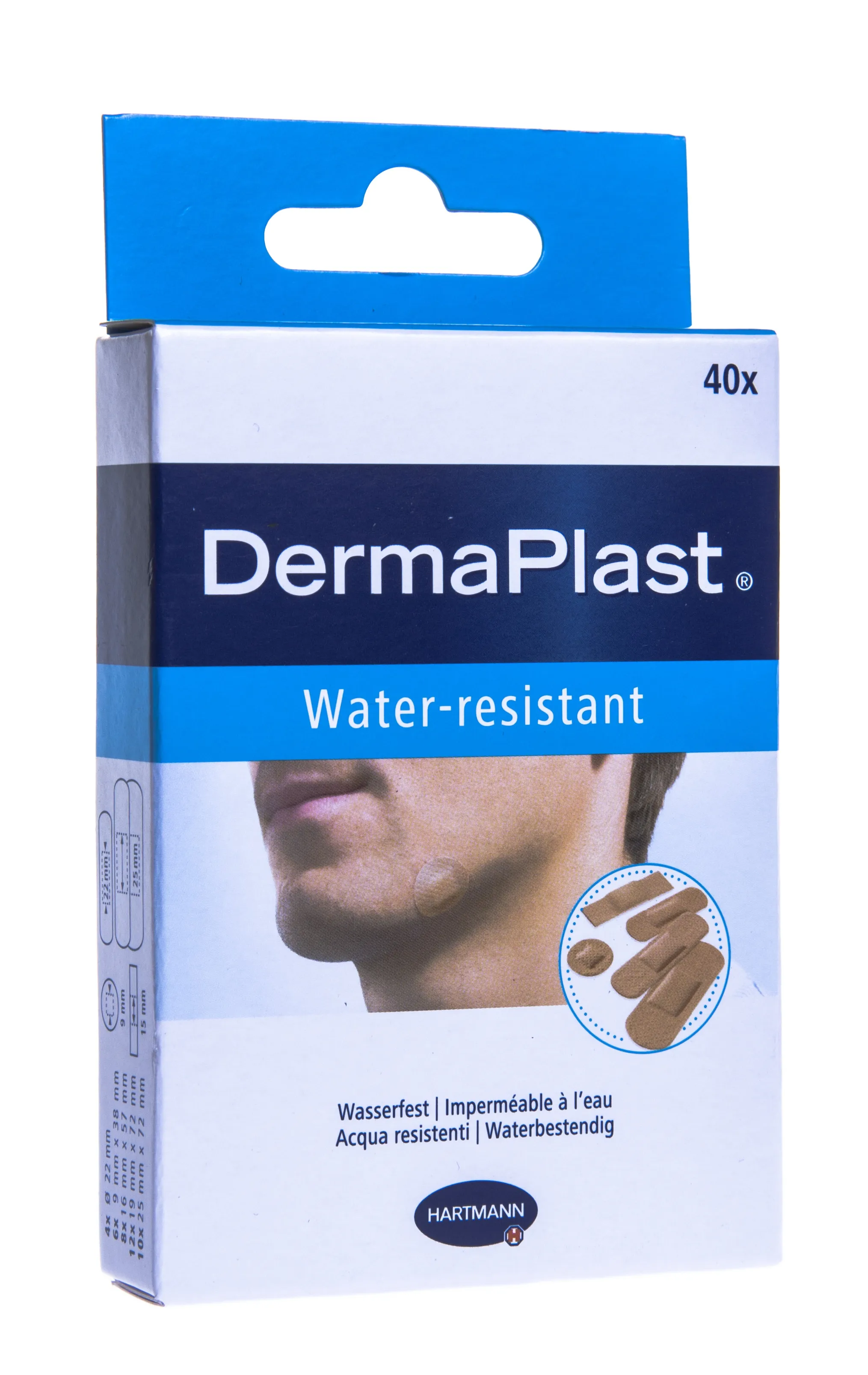 DERMAPLAST PLAASTRID VEEKINDEL N40 (5 SUURUST) - Tootepilt 