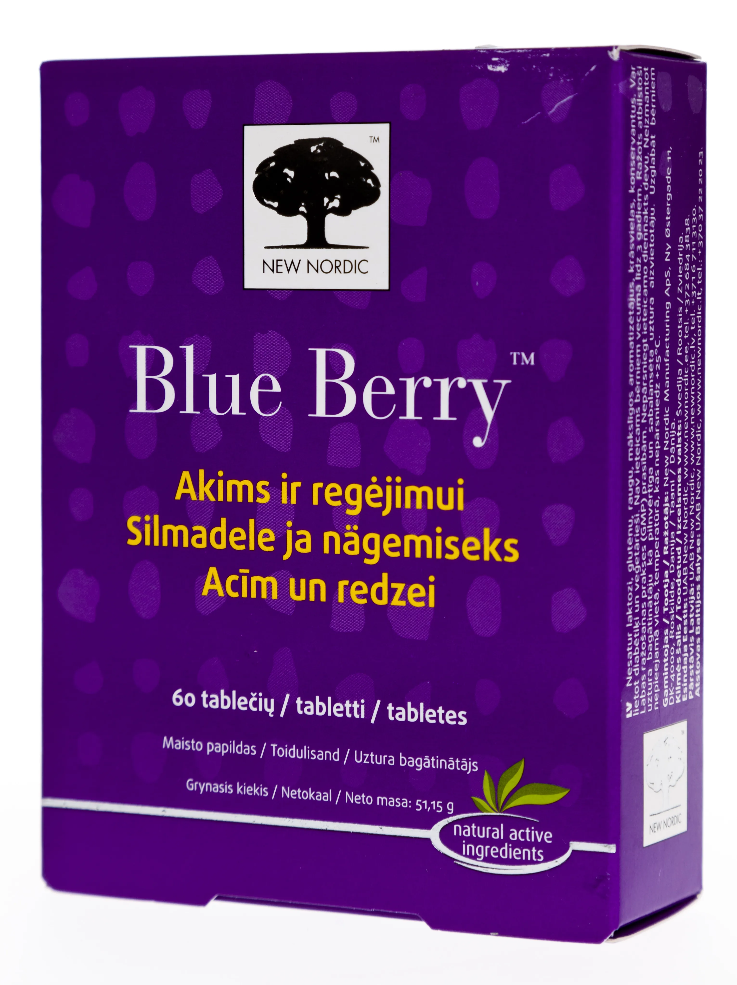 NEW NORDIC BLUE BERRY (MUSTIKA) TBL N60 - Tootepilt 