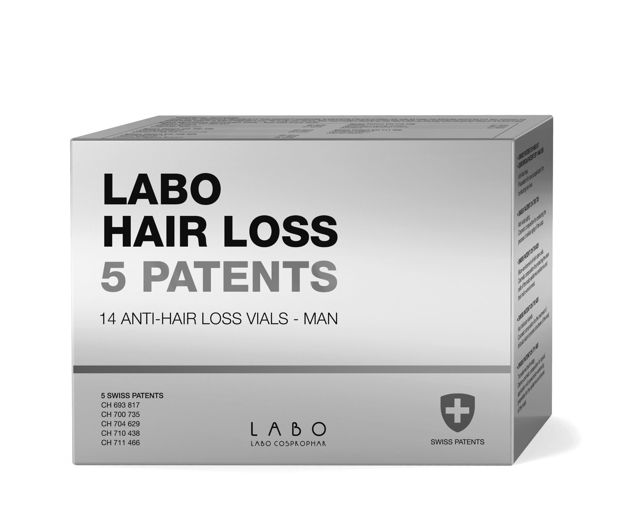 LABO HAIR LOSS 5 PATENTI AMPULLID MEESTELE 3,5ML N14 - Tootepilt 
