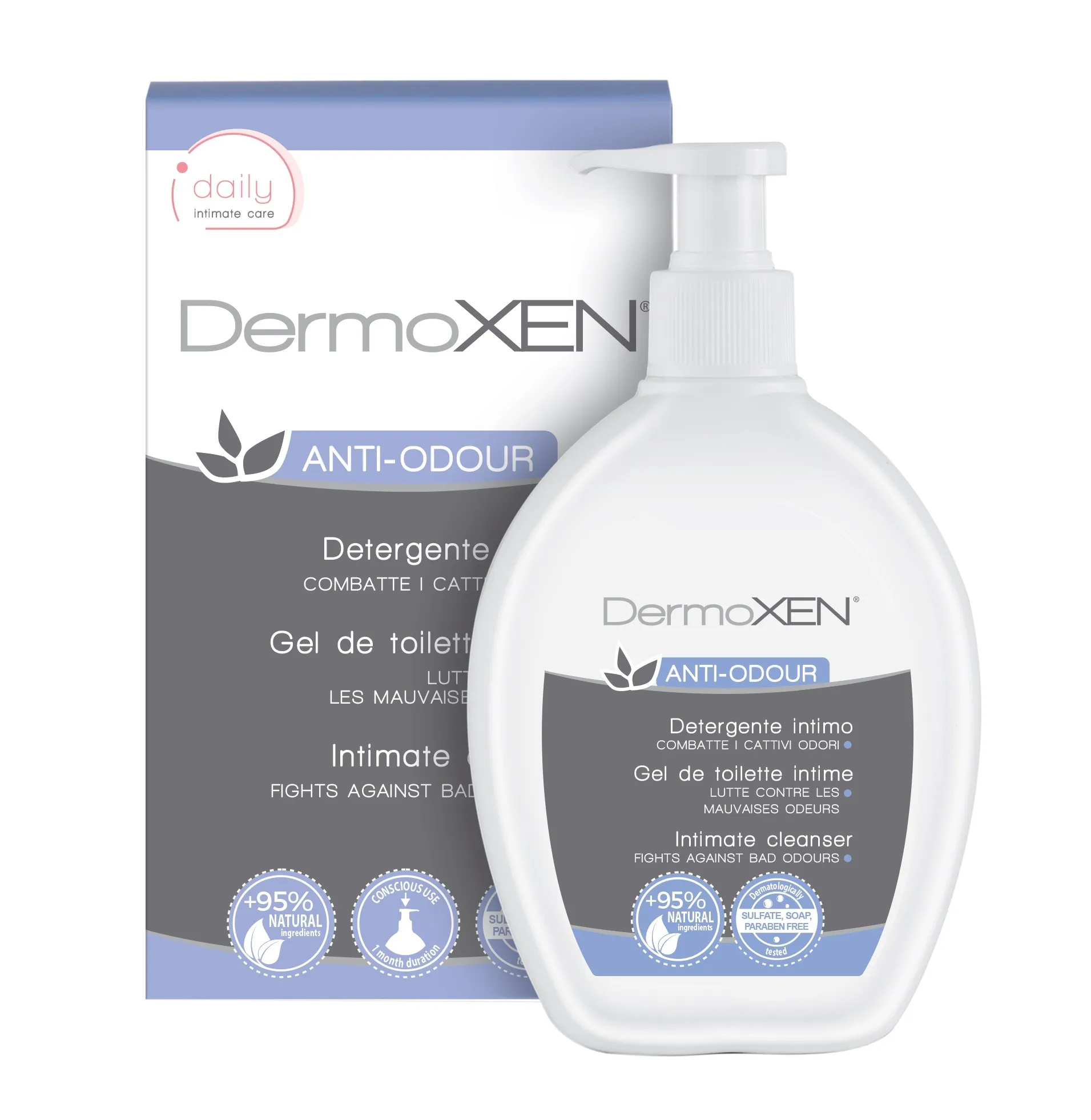 DERMOXEN ANTI ODOUR INTIIMPESUGEEL 200ML - Tootepilt 