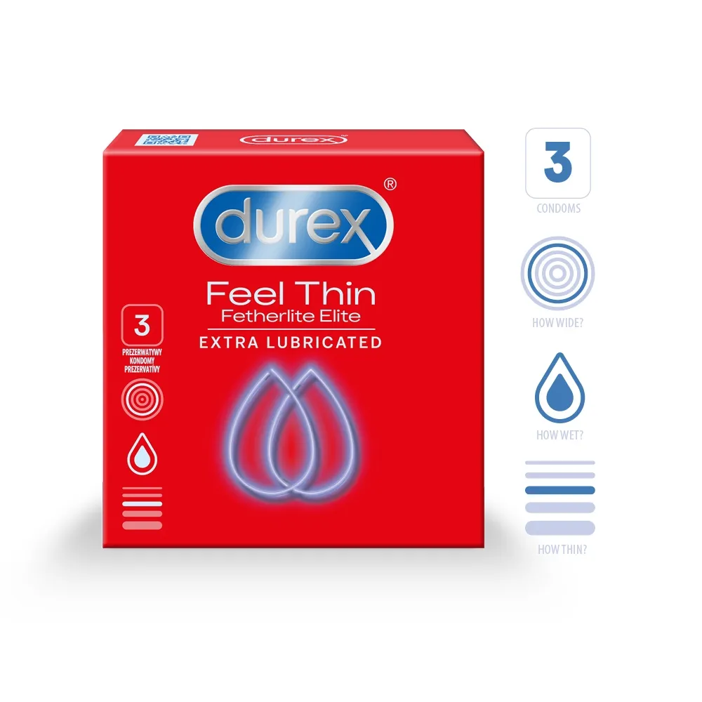 DUREX KONDOOMID FEEL THIN N3 - Tootepilt 
