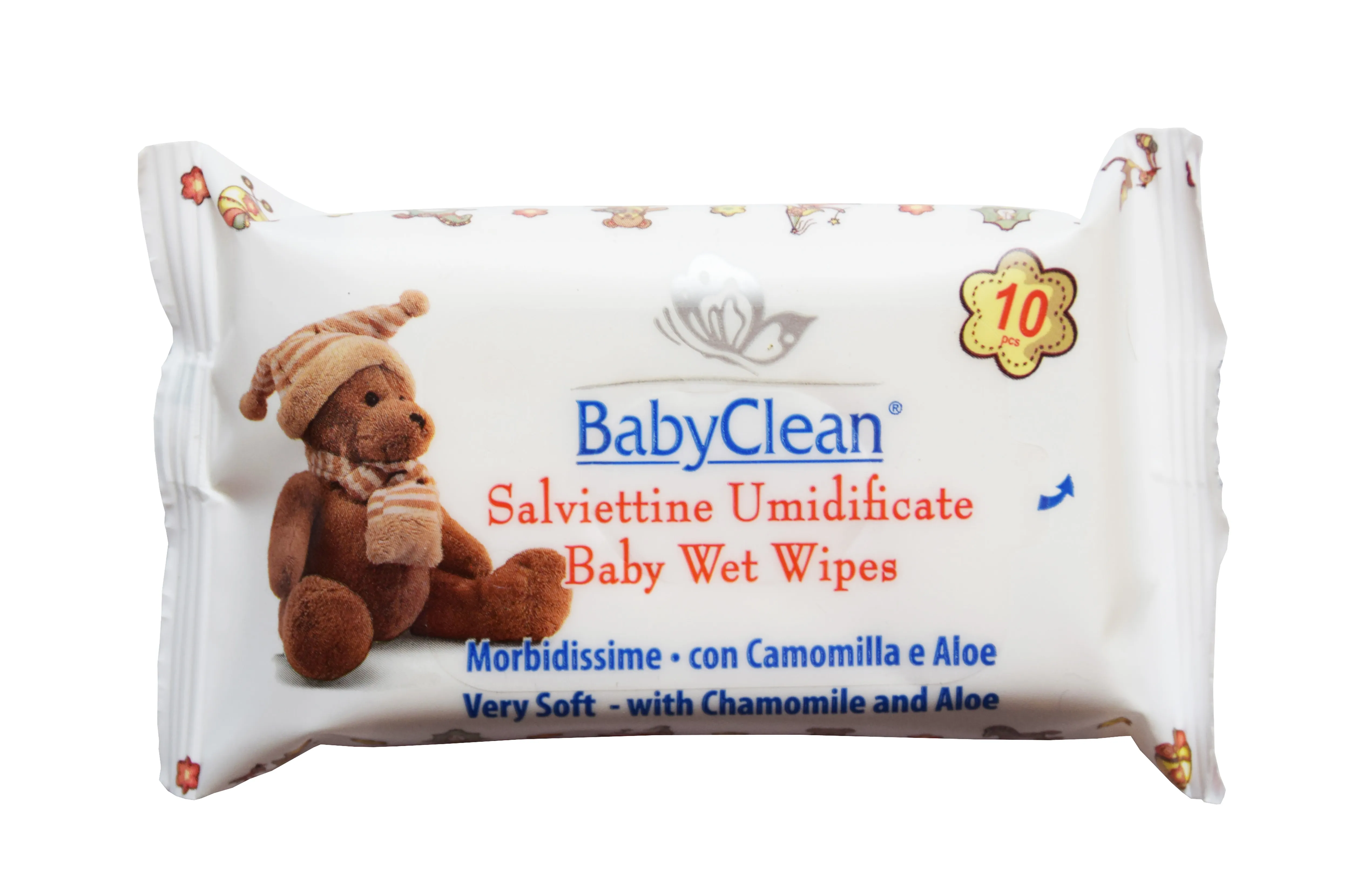 BABY CLEAN NIISKED SALVRÄTIKUD ALLERGIAOHUTUD N10 - Tootepilt 
