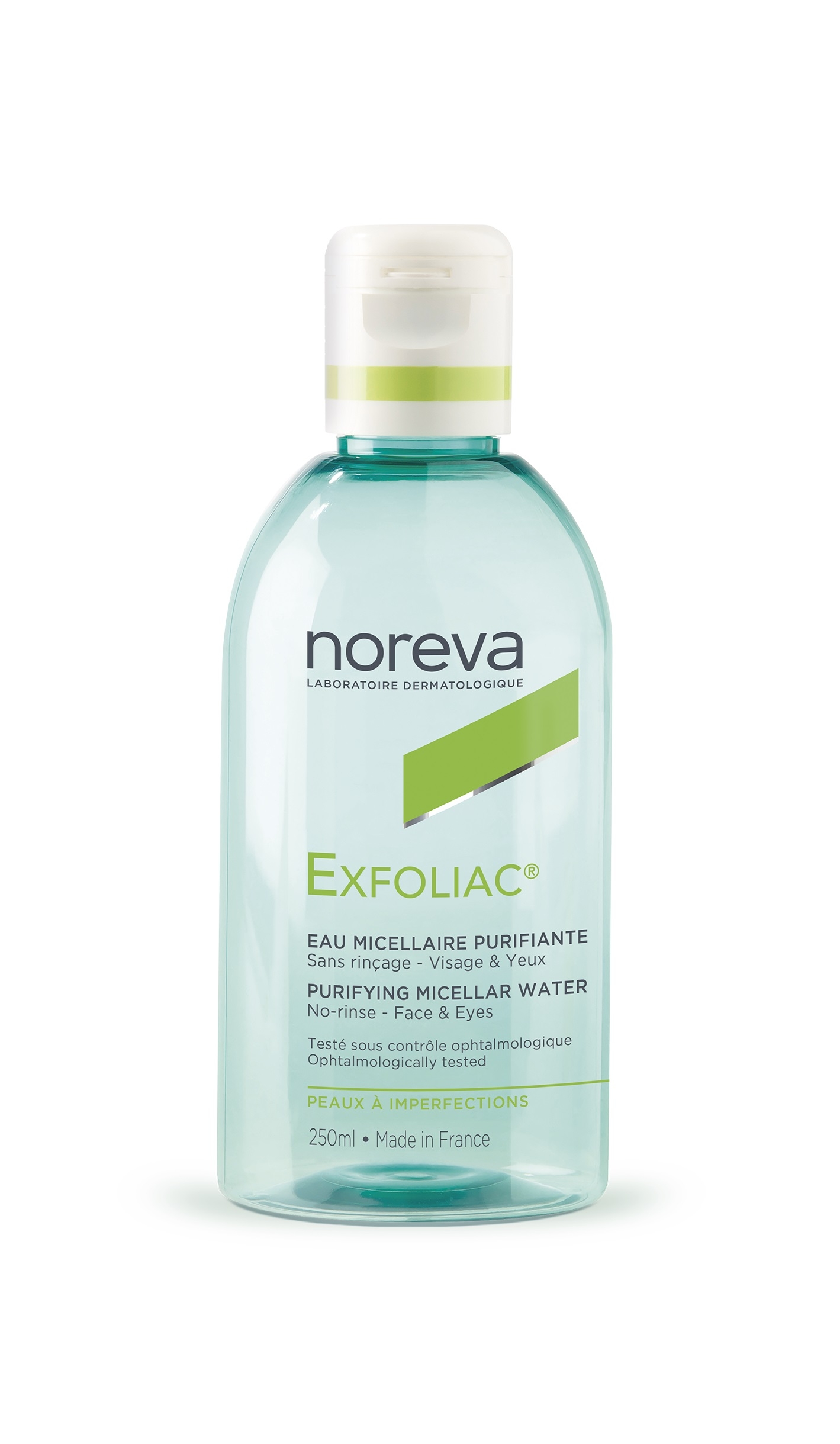 NOREVA EXFOLIAC MITSELLAARVESI AKNELISELE NAHALE 250ML - Tootepilt 