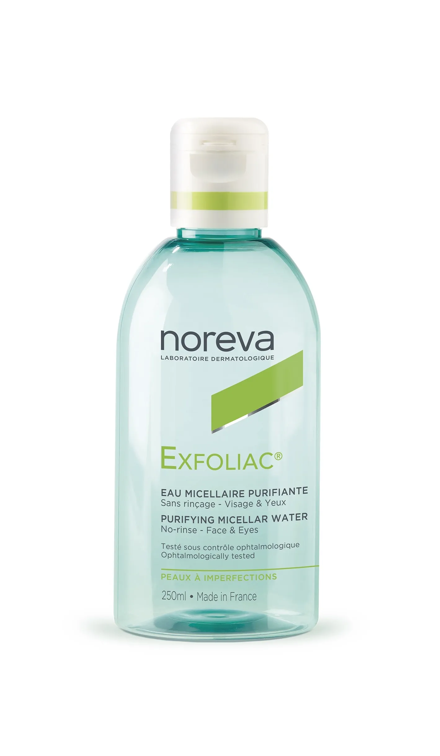 NOREVA EXFOLIAC MITSELLAARVESI AKNELISELE NAHALE 250ML - Tootepilt 