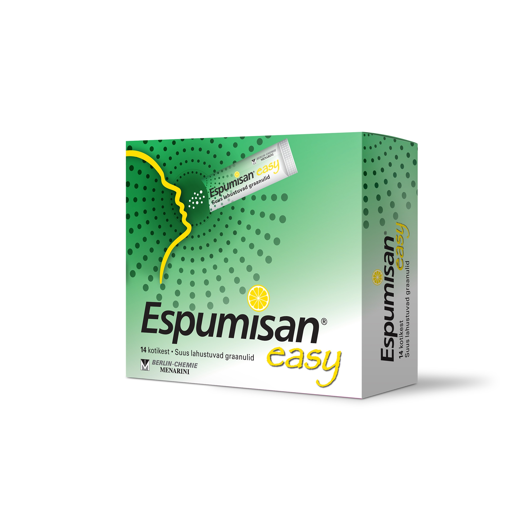 ESPUMISAN EASY SUUS LAH GRAANULID 125MG N14 - Tootepilt 
