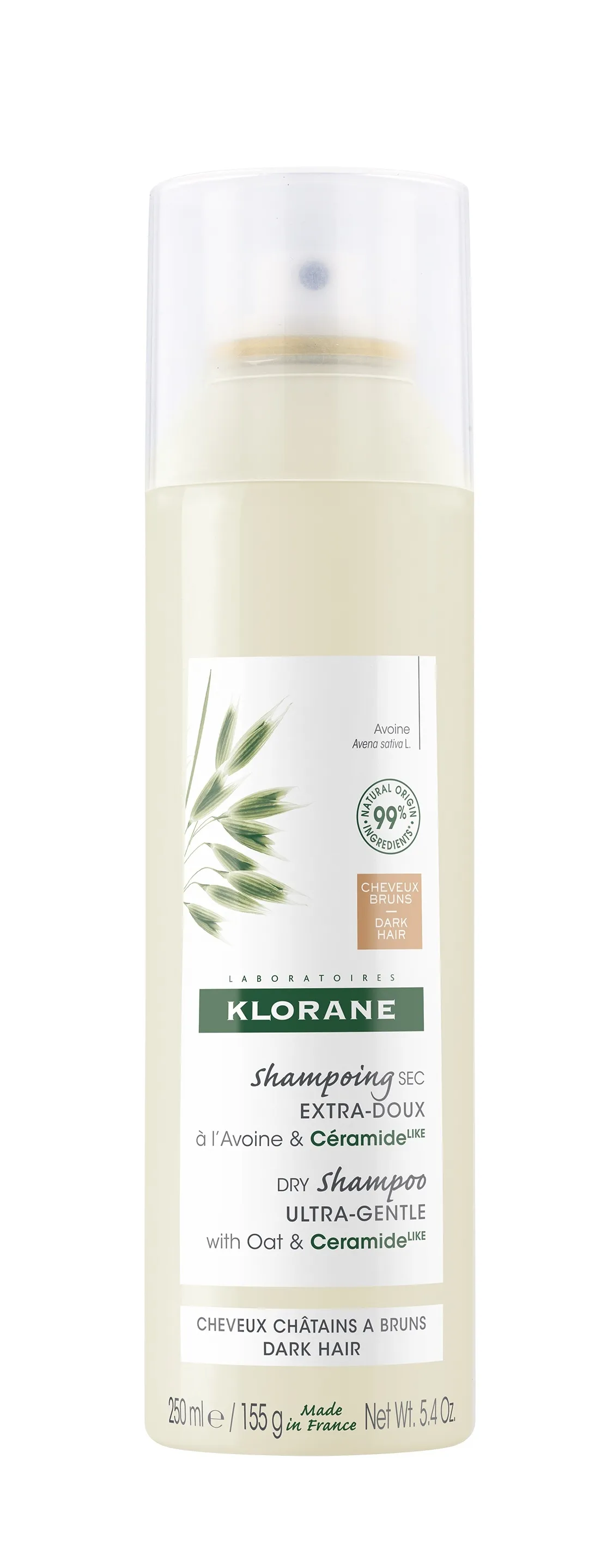 KLORANE KUIVSHAMPOON TUMEDATELE JUUSTELE 150ML - Tootepilt 