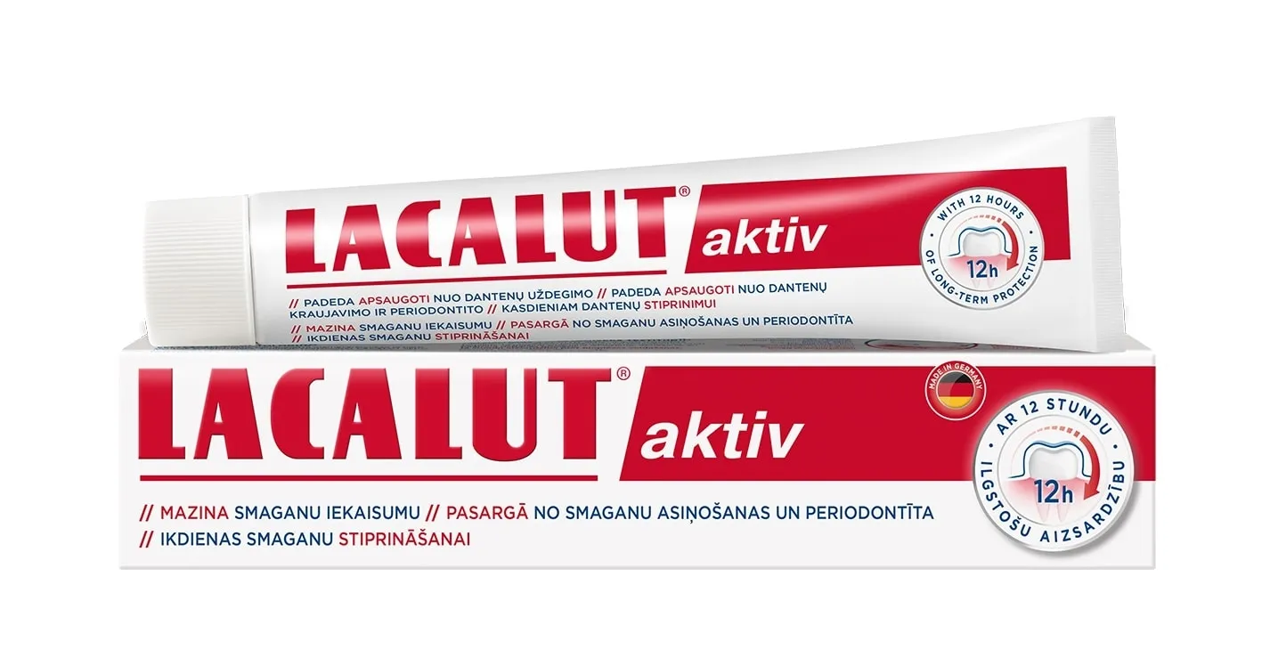 LACALUT HAMBAPASTA AKTIV 75ML UUS - Tootepilt 