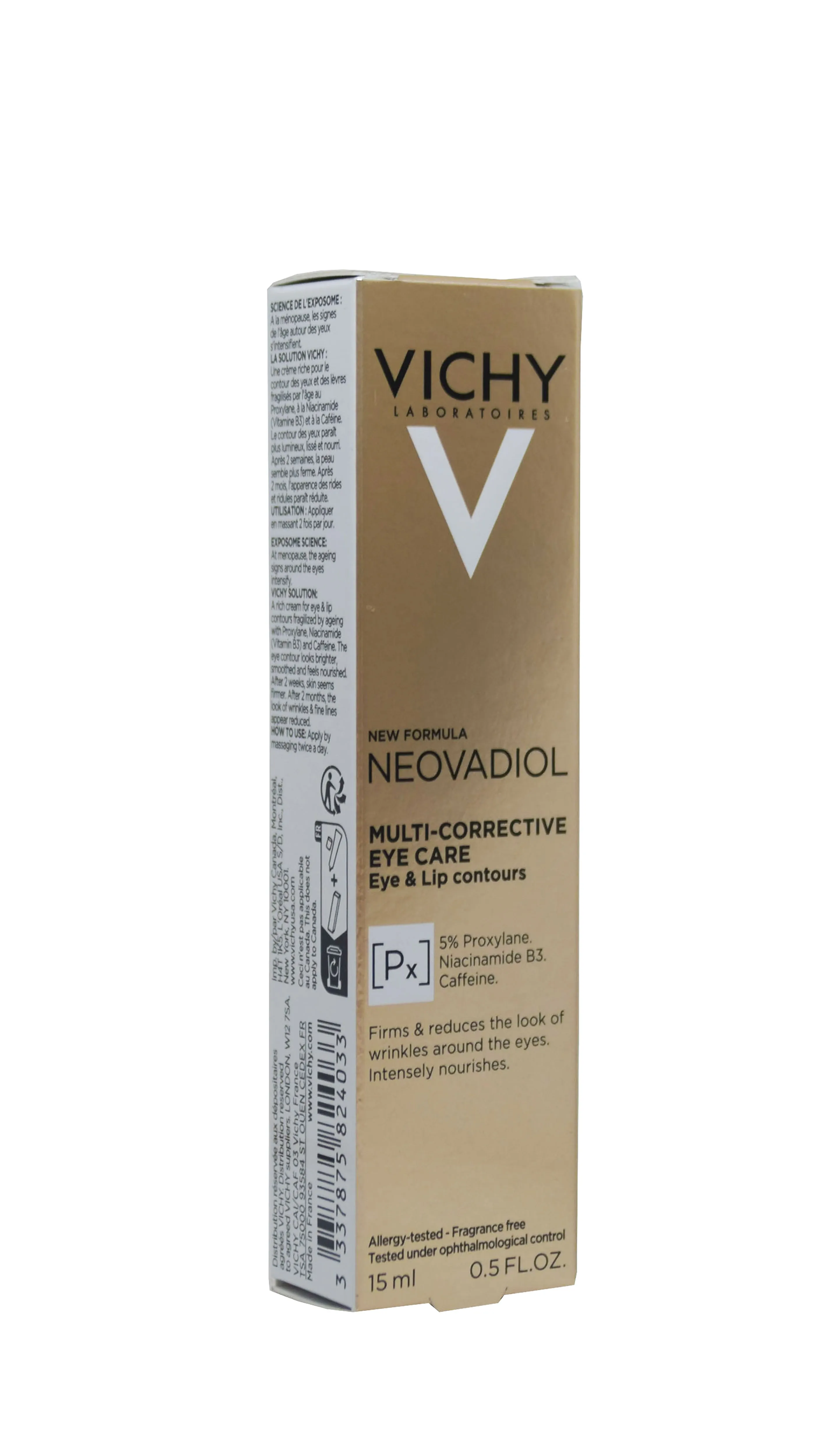 VICHY NEOVADIOL HUULE- JA SILMAÜMBRUSE KREEM 15ML UUS - Tootepilt 