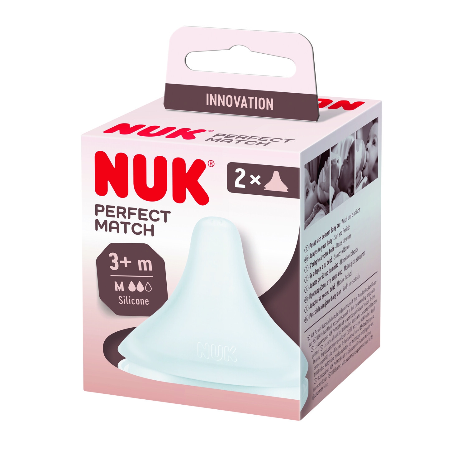 NUK PERFECT MATCH PUDELILUTT SILIK. M (3+KUUD) N2 - Tootepilt 