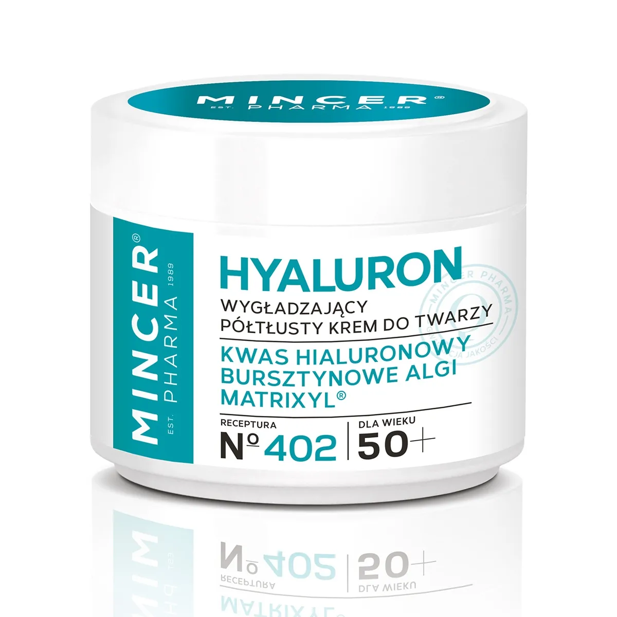 MINCER PHARMA NÄOKREEM HÜALUROONHAPPEGA 50+ 50ML - Tootepilt 