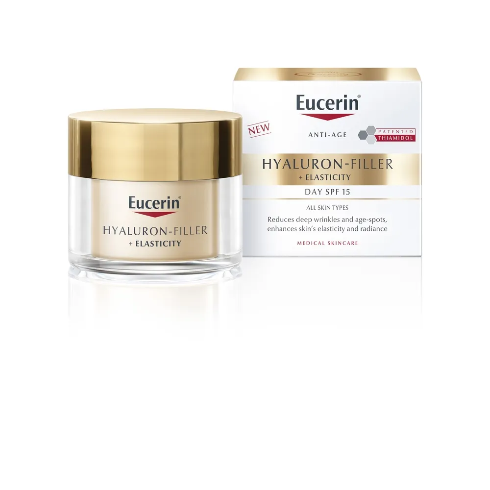 EUCERIN HYALURON FILLER+ELASTICITY PÄEVAKREEM 50ML - Tootepilt 