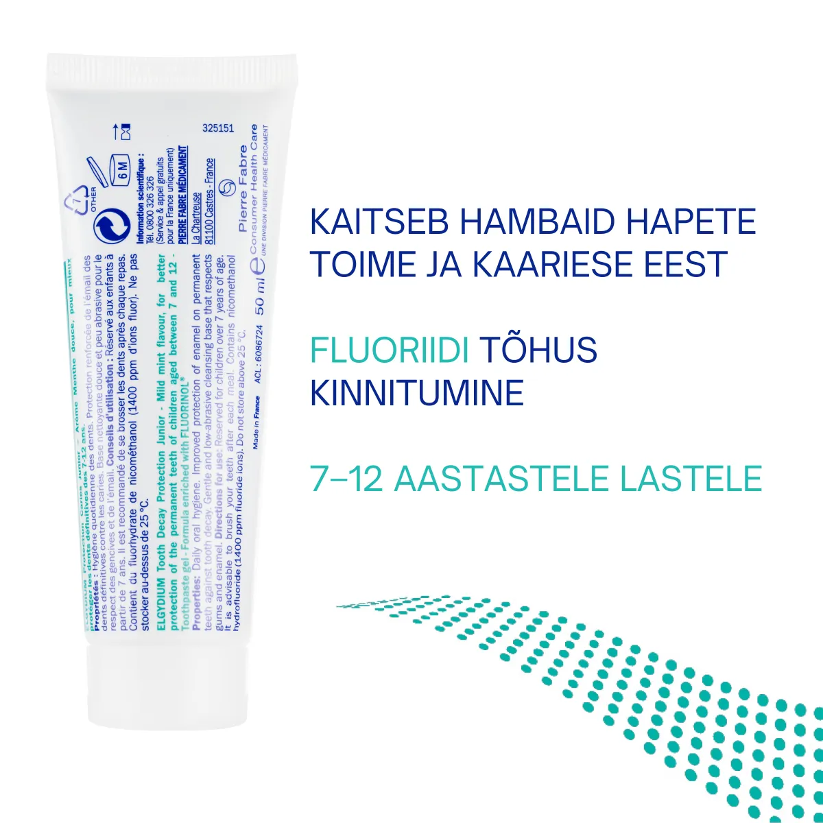 ELGYDIUM HAMBAPASTA JUNIOR MILD MINT 50 ML - Tootepilt 2
