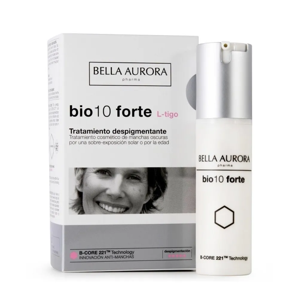 BELLA AURORA BIO10 FORTE L+TIGO NÄOKREEM PIGMENDLAIKUDELE 30ML - Tootepilt 