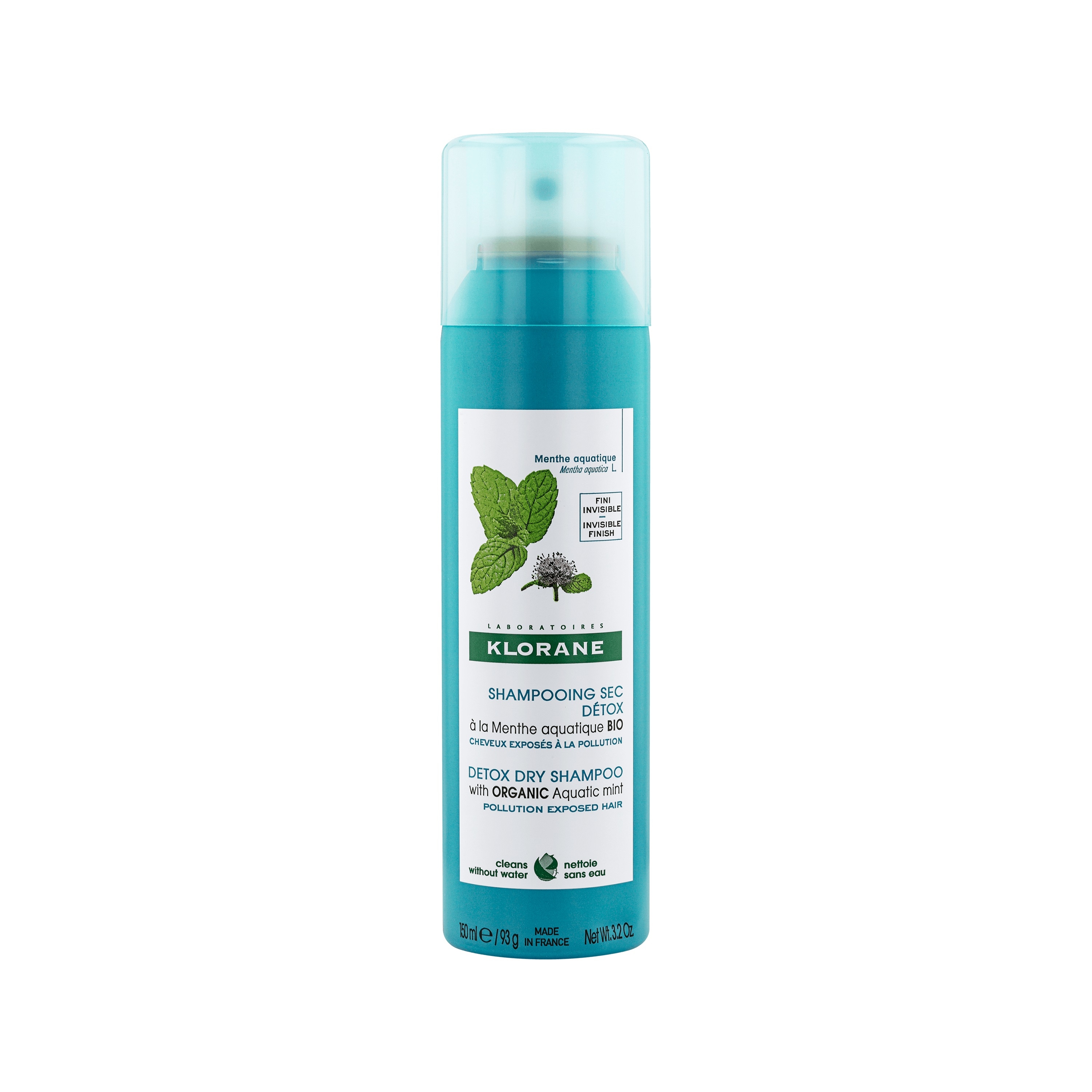KLORANE KUIVSHAMPOON VESIMÜNDIGA 150ML - Tootepilt 
