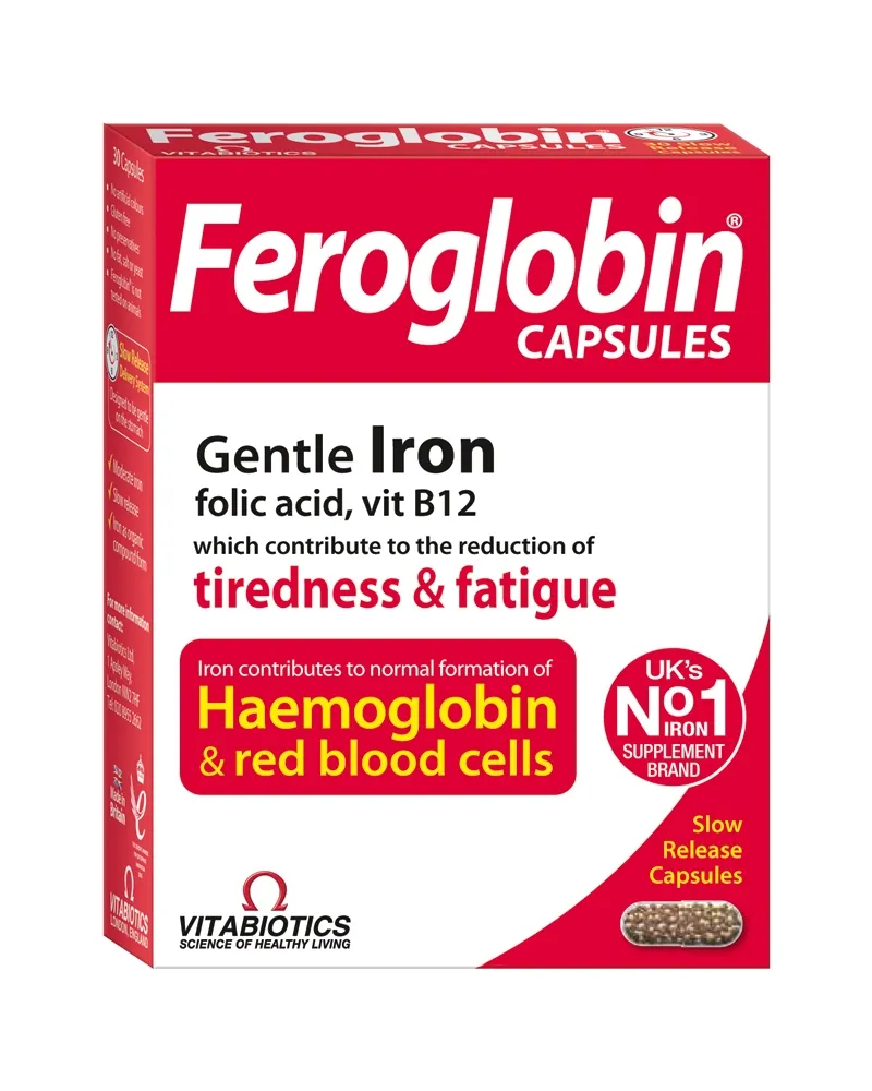 FEROGLOBIN B12 CAPS N30 - Tootepilt 